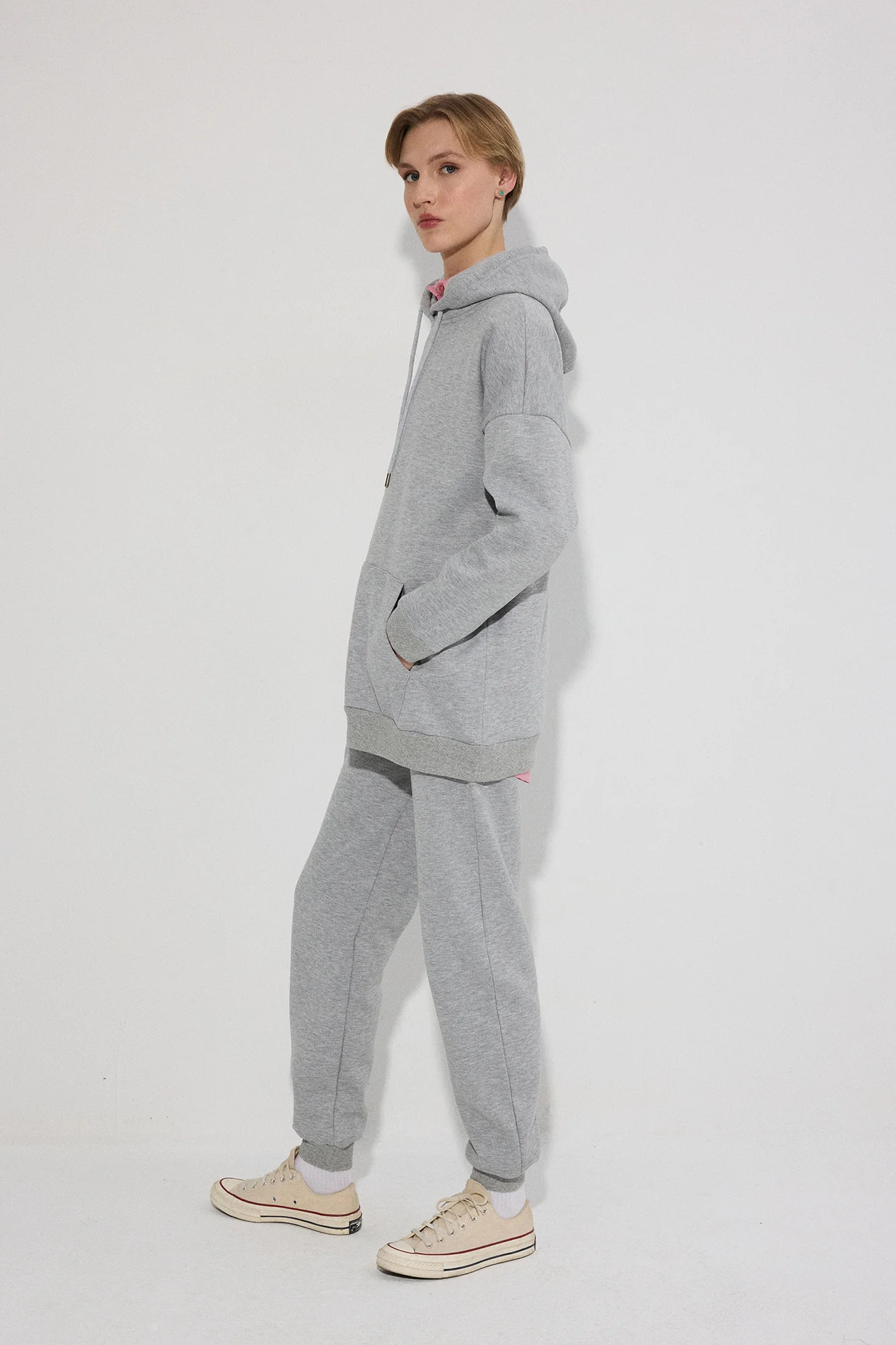 HOODED SWEATSHIRT AND JOGGER SET - Image 5