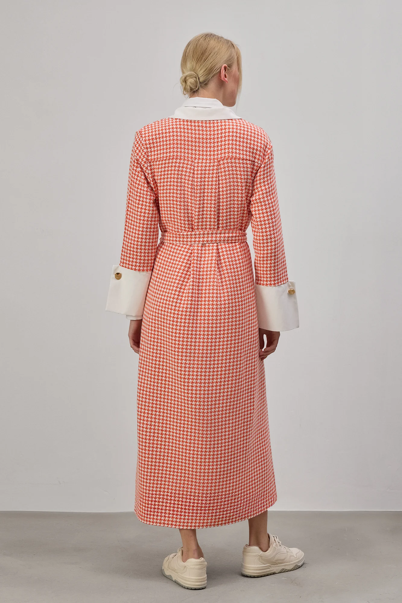 HOUGHFOOT PATTERNED TWEED DRESS - Image 6