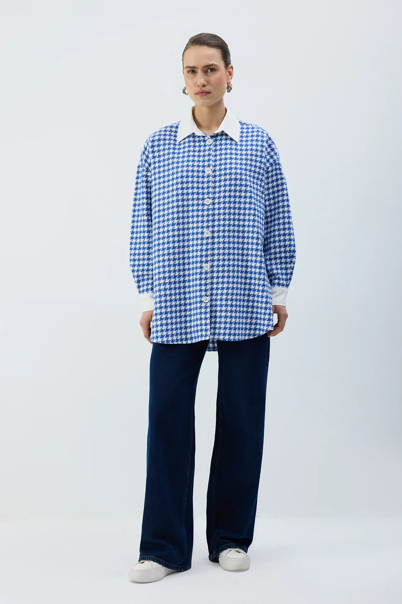 HOUGHFOOT PATTERNED TWEED SHIRT - Image 3