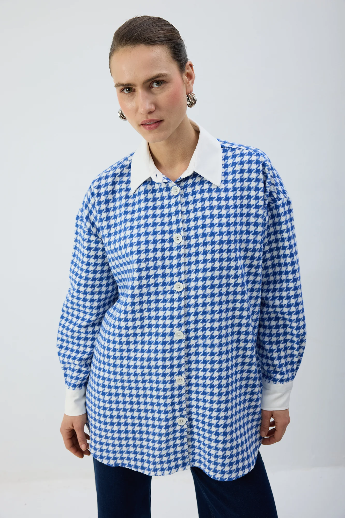 HOUGHFOOT PATTERNED TWEED SHIRT - Image 4