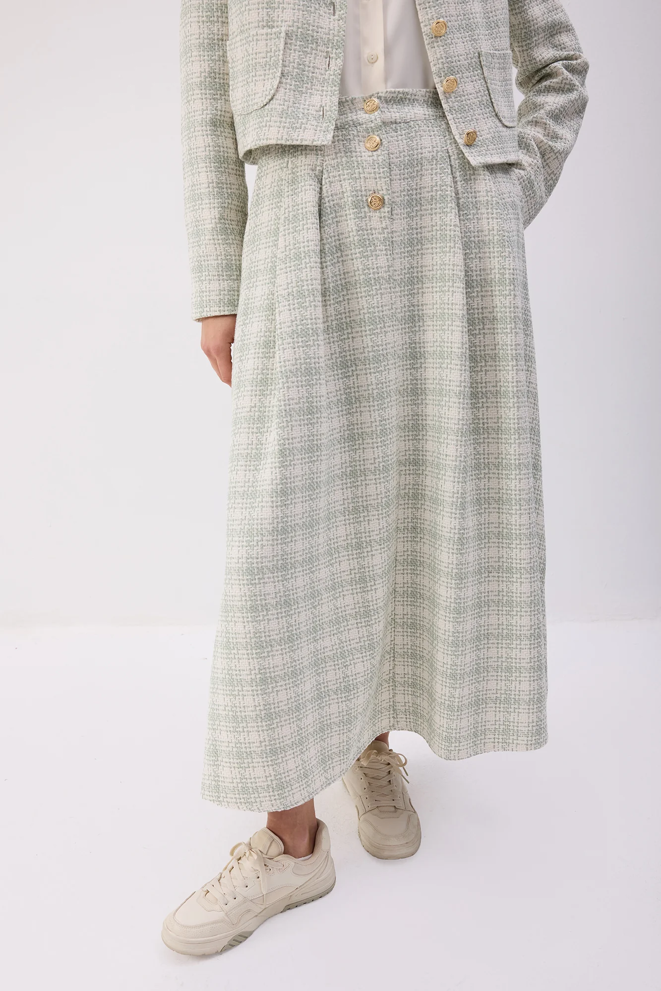 JACKET SKIRT TWEED SET - Image 6