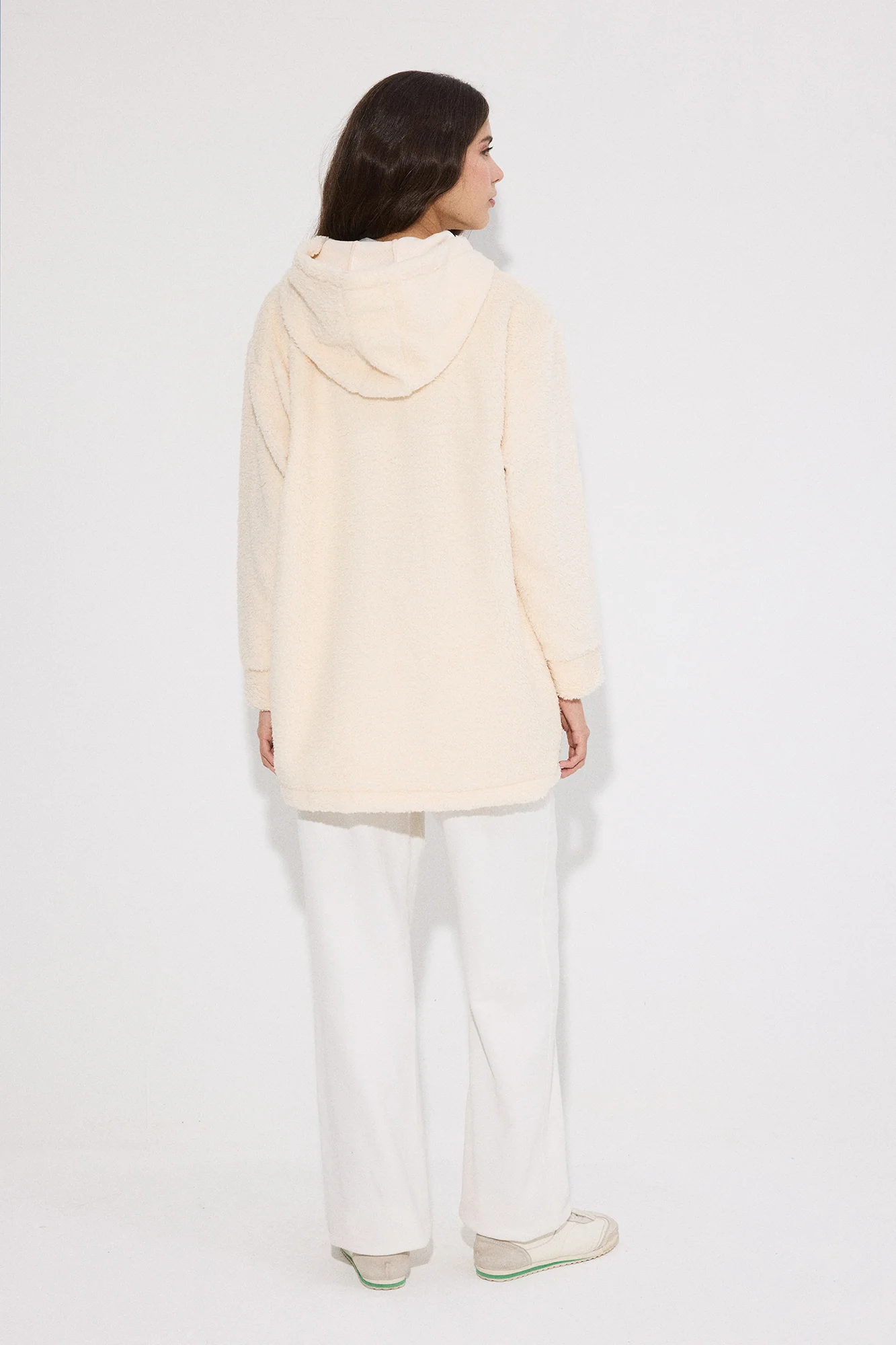 HOODED PLUSH SWEATSHIRT - Image 5