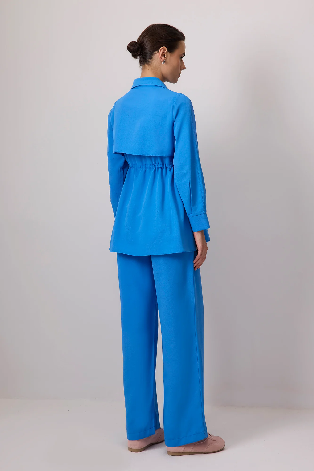 LINEN TEXTURED SHIRT TROUSERS SET - Image 3