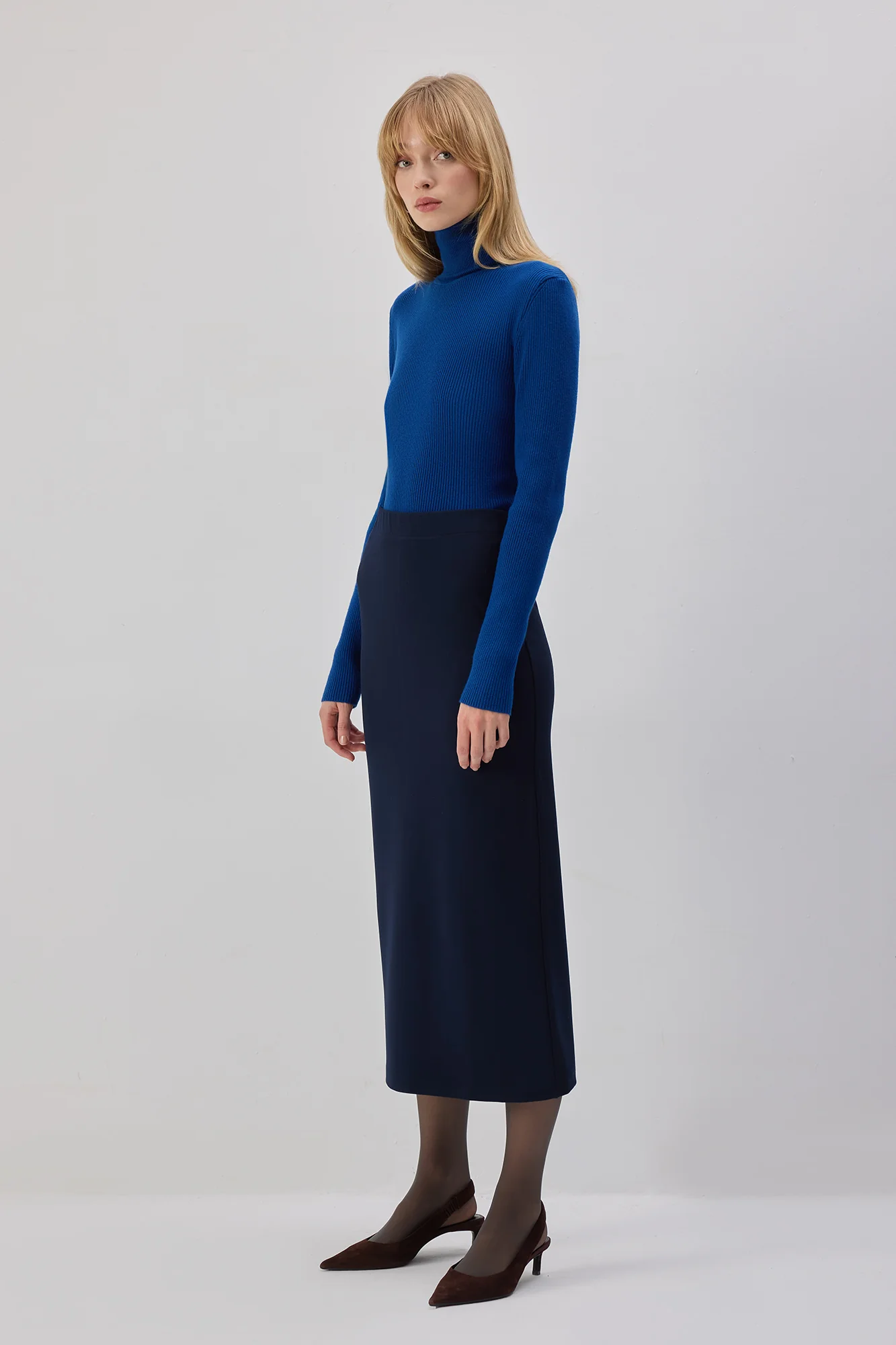 KNITTED SKIRT WITH ELASTIC WAIST - Image 5