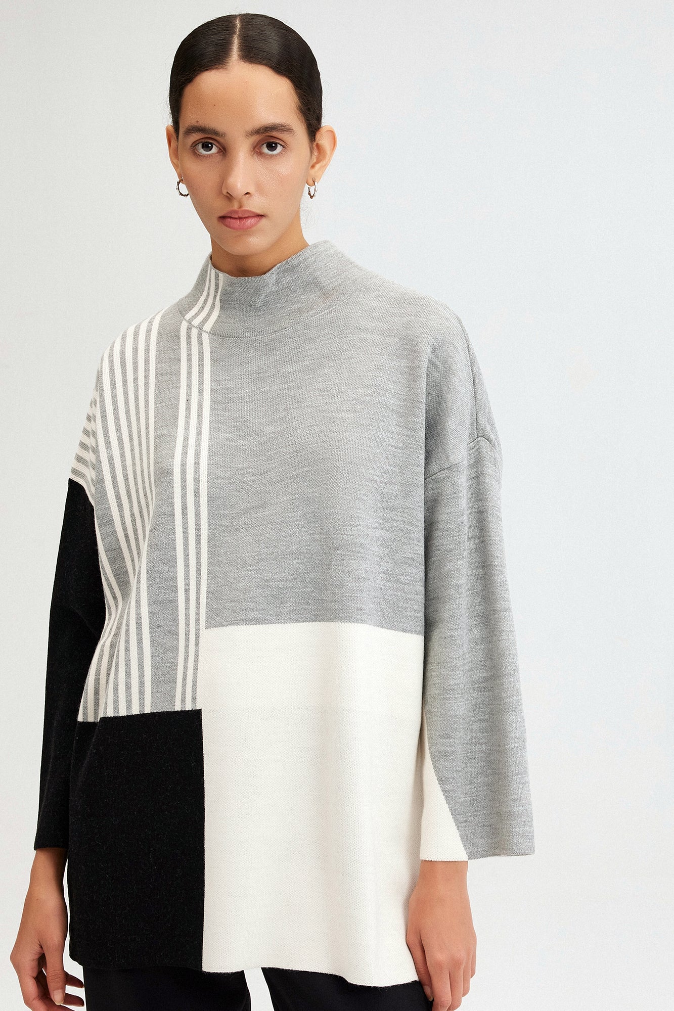 KNITTING TUNIC WITH NECKBAND - Image 7