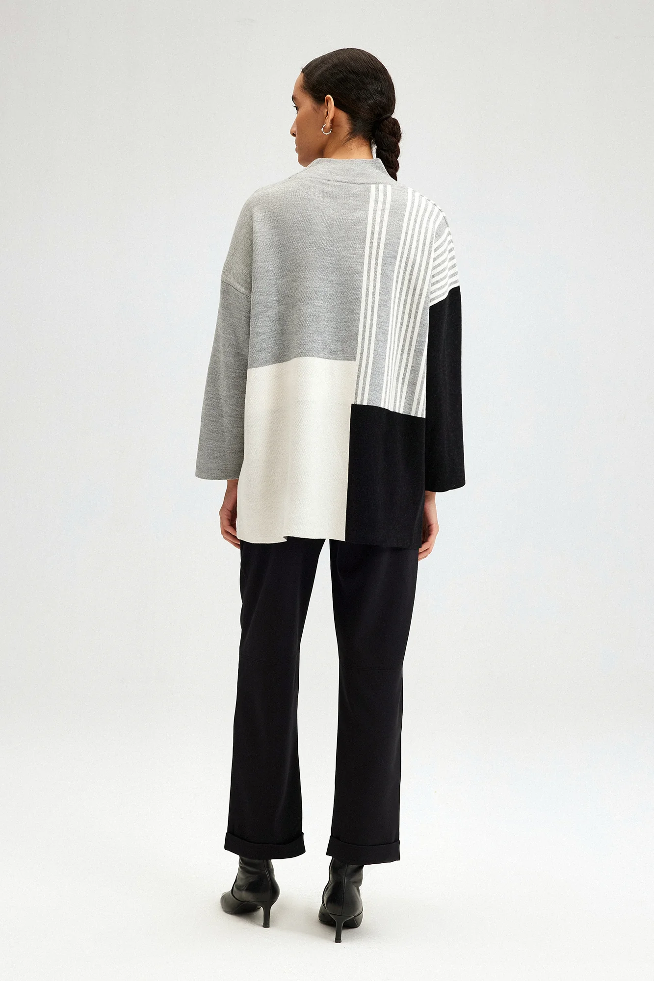 KNITTING TUNIC WITH NECKBAND - Image 9