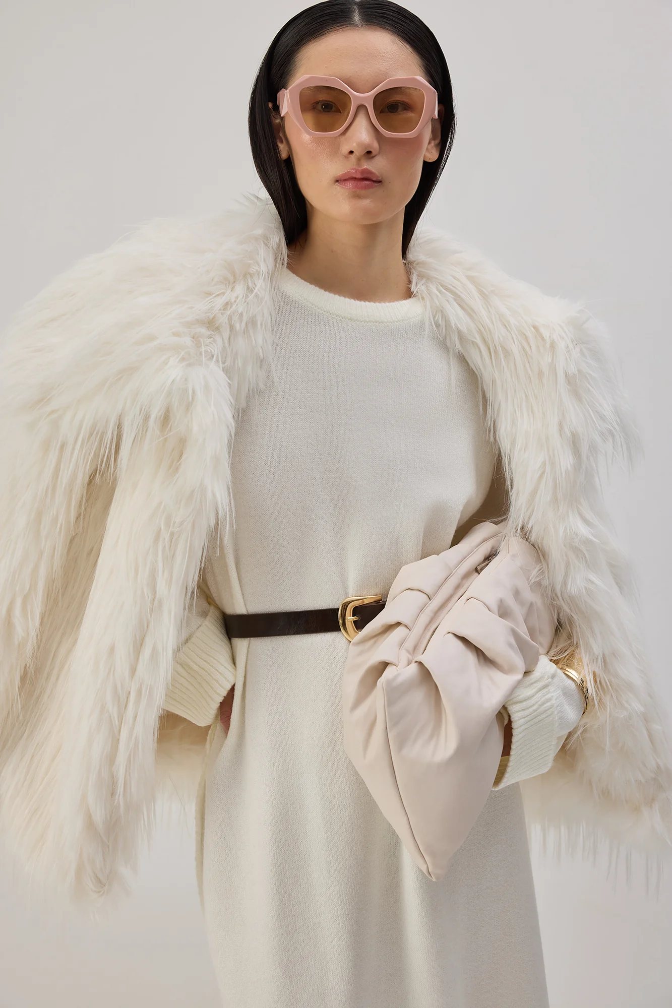BELTED KNITTED MAXI DRESS - Image 3