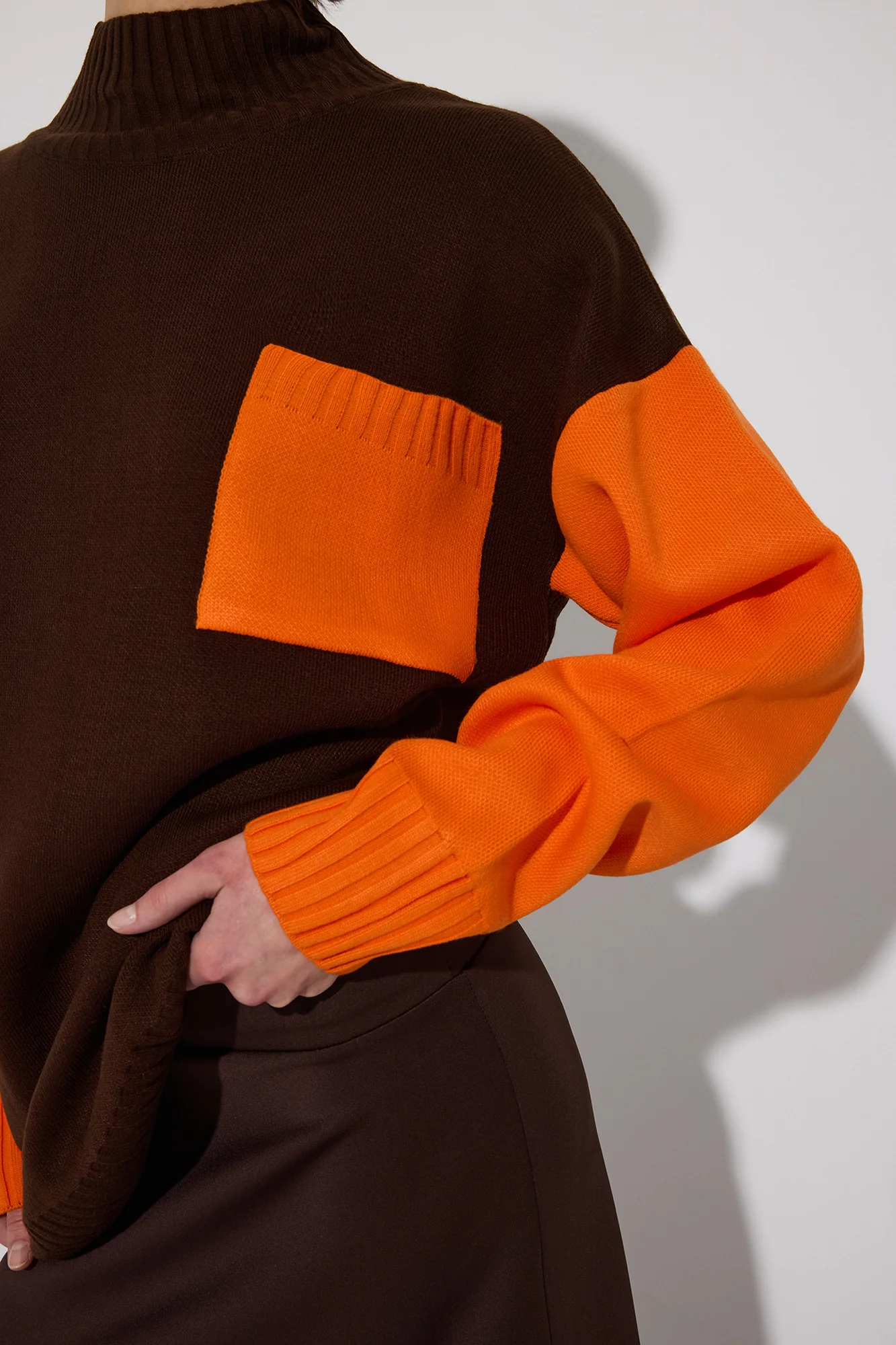 KNITWEAR TUNIC WITH POCKET DETAILED - Image 4