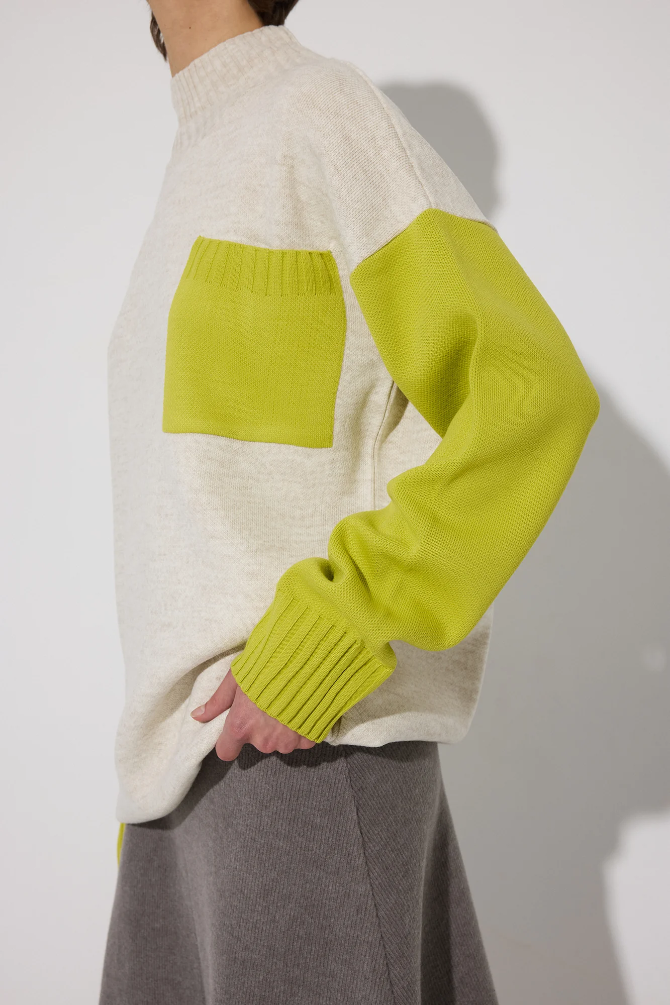 KNITWEAR TUNIC WITH POCKET DETAILED - Image 4