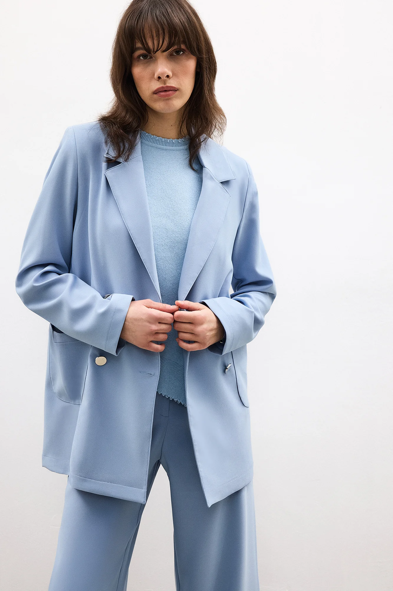 CREPE BLAZER JACKET - Image 3
