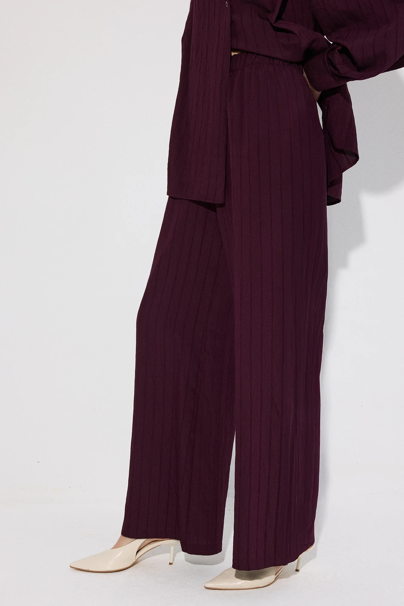 BELTED SHIRT TROUSERS SET - Image 5