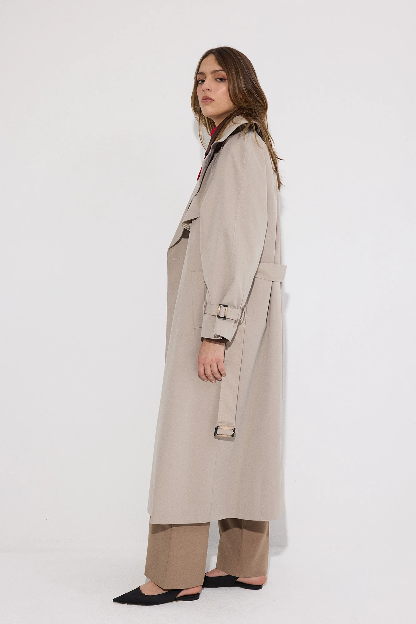 DOUBLE-BREASTED MAXI TRENCH COAT - Image 6