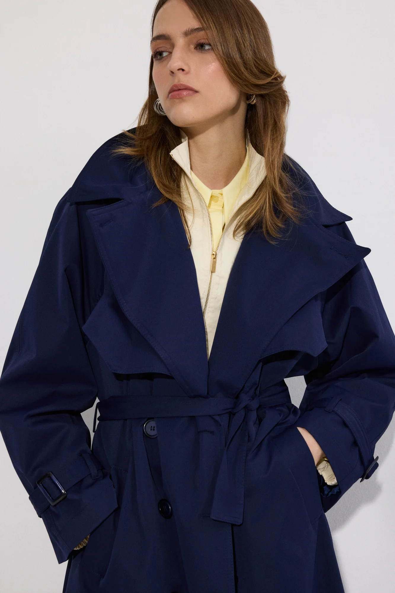 DOUBLE-BREASTED MAXI TRENCH COAT - Image 5
