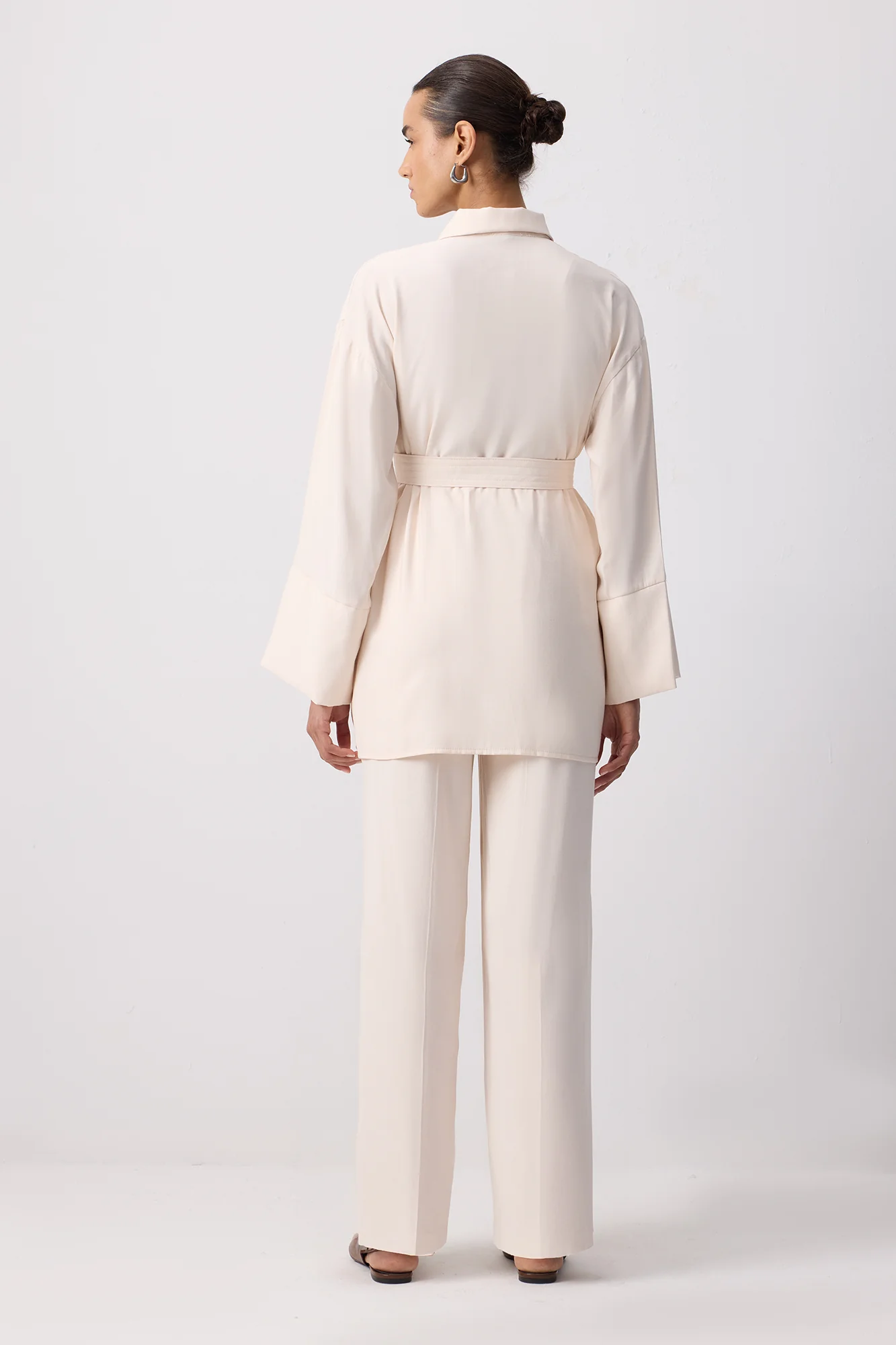 BELTED SHIRT PANTS SET - Image 6