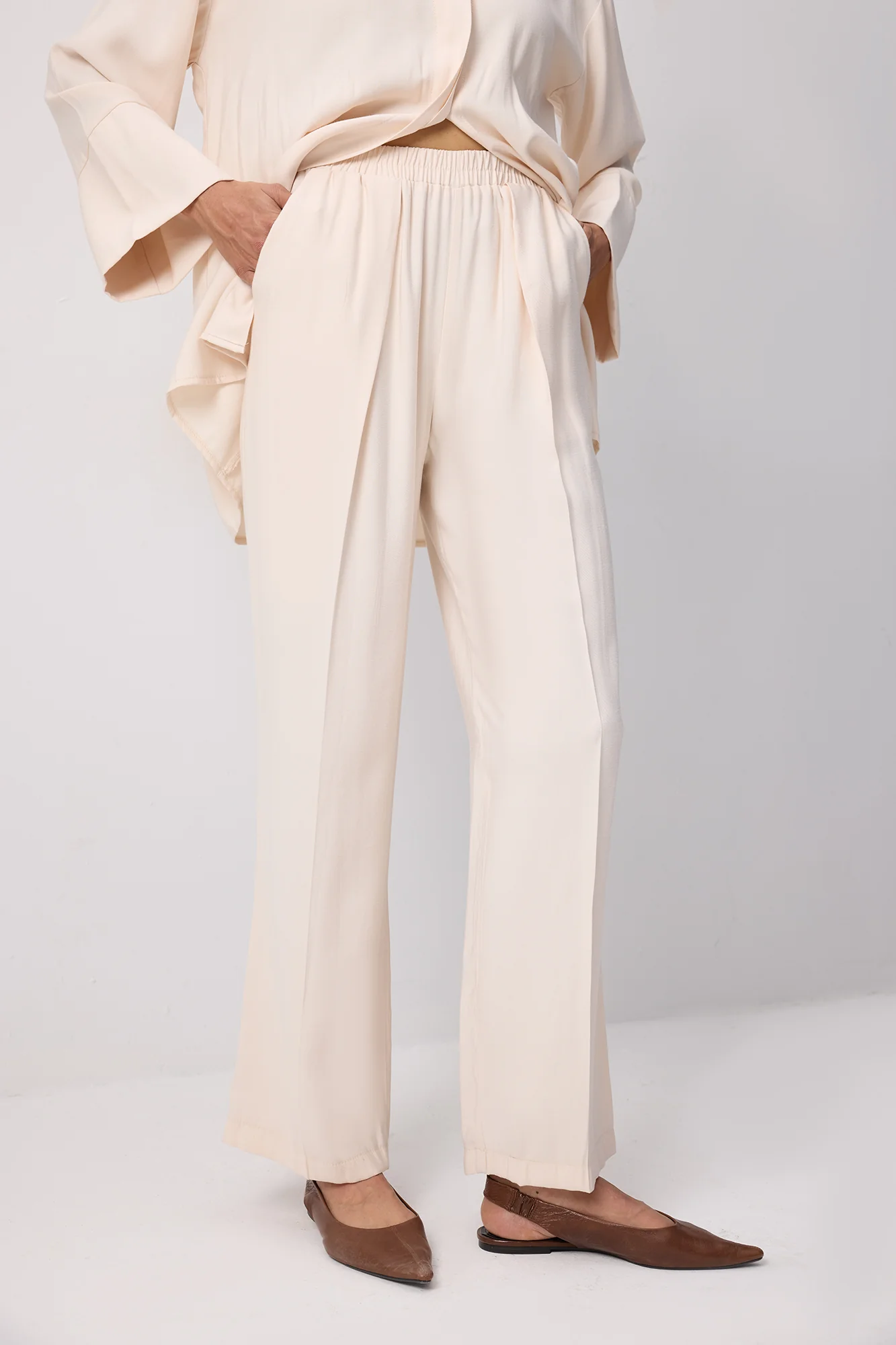 BELTED SHIRT PANTS SET - Image 7