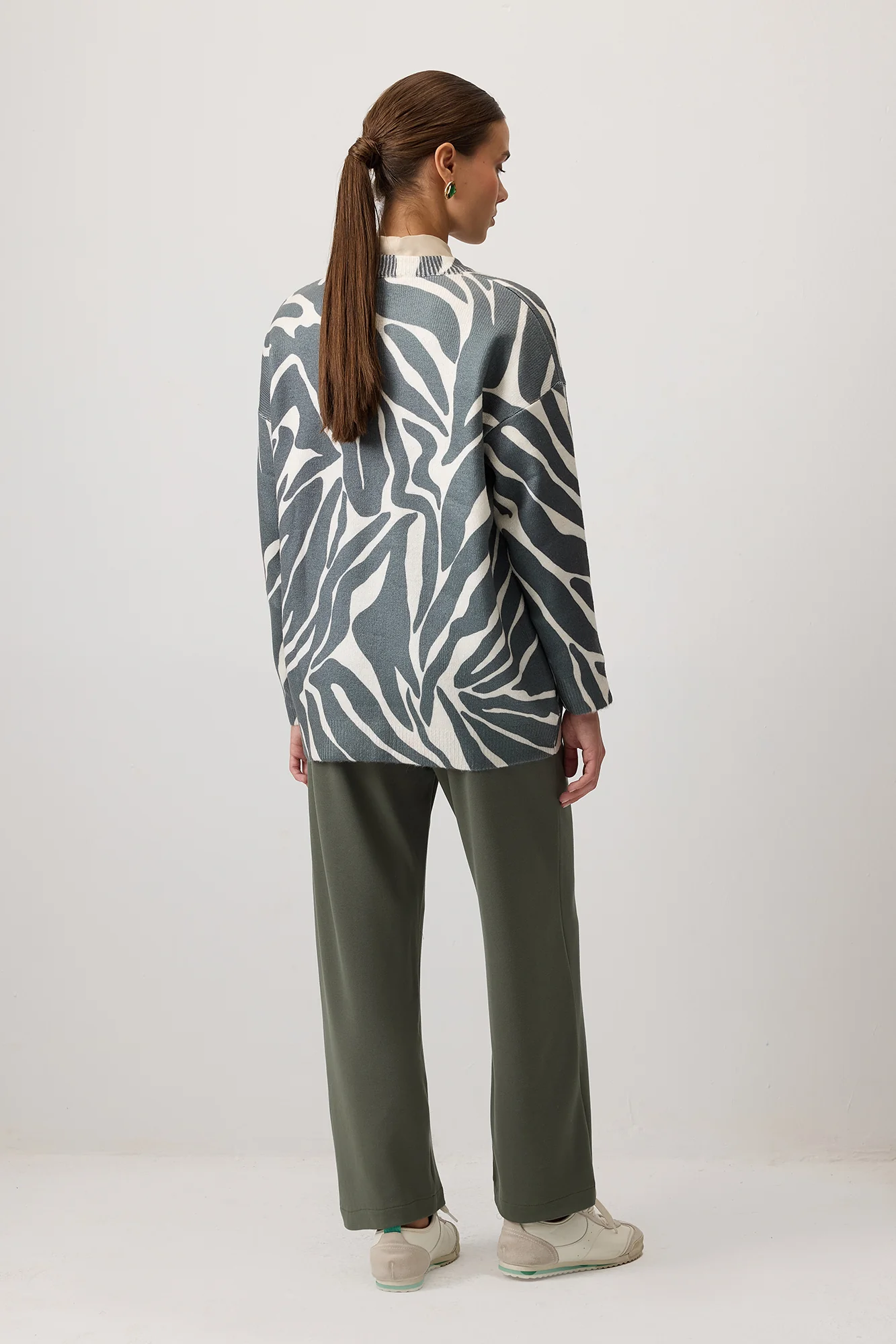 PATTERNED KNIT TUNIC - Image 4