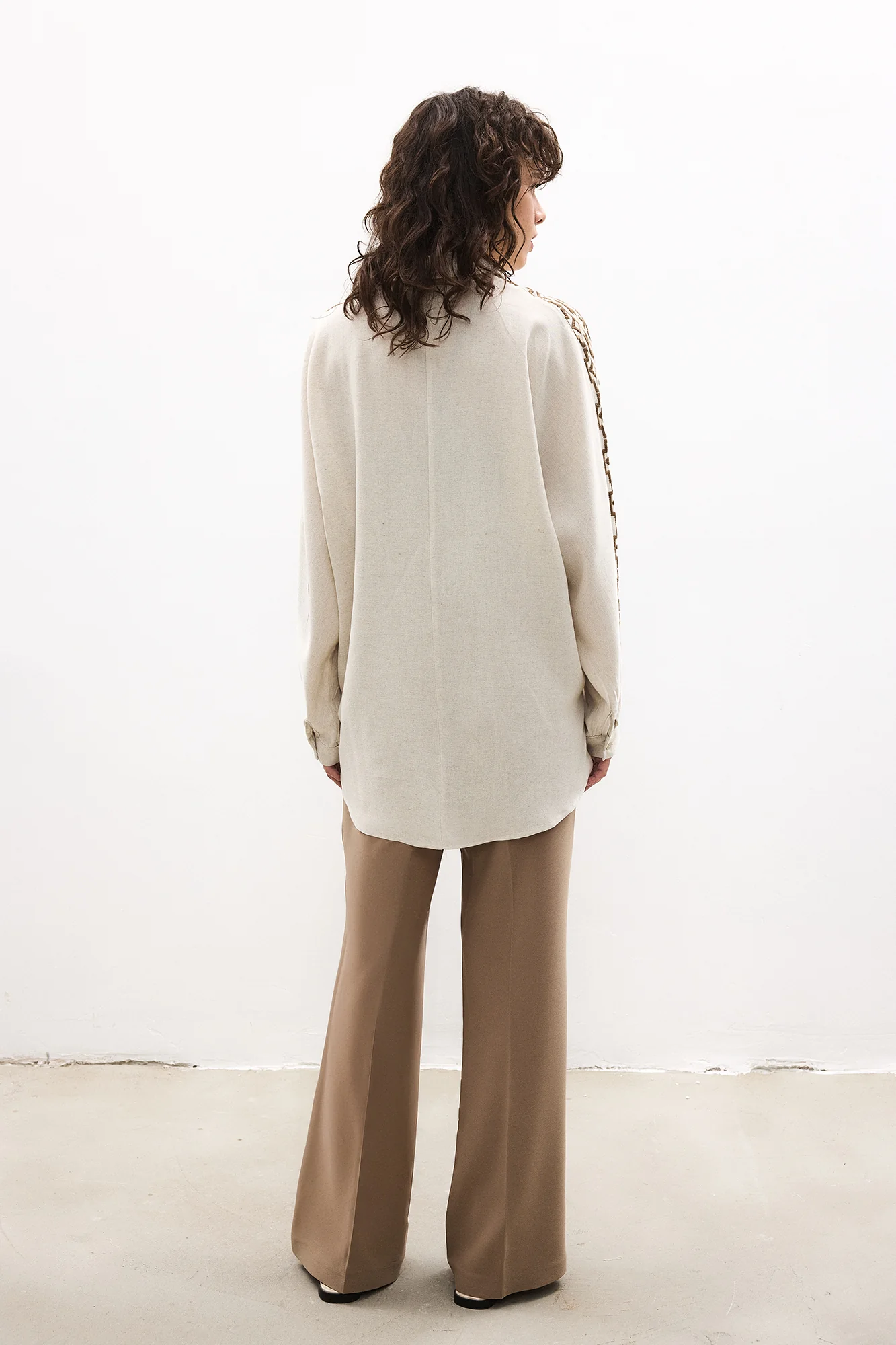 LINEN EMBROIDERED SHIRT - Image 5