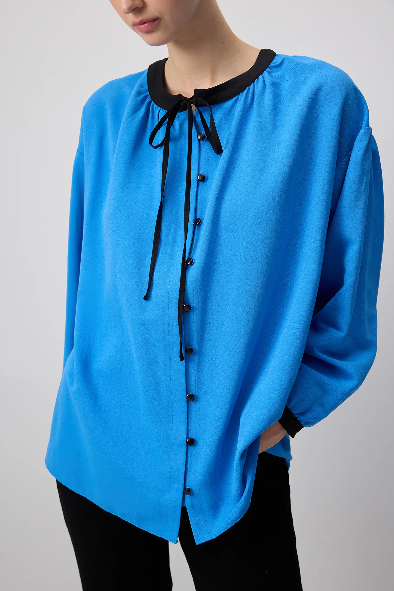 LINEN TEXTURED SHIRT - Image 4