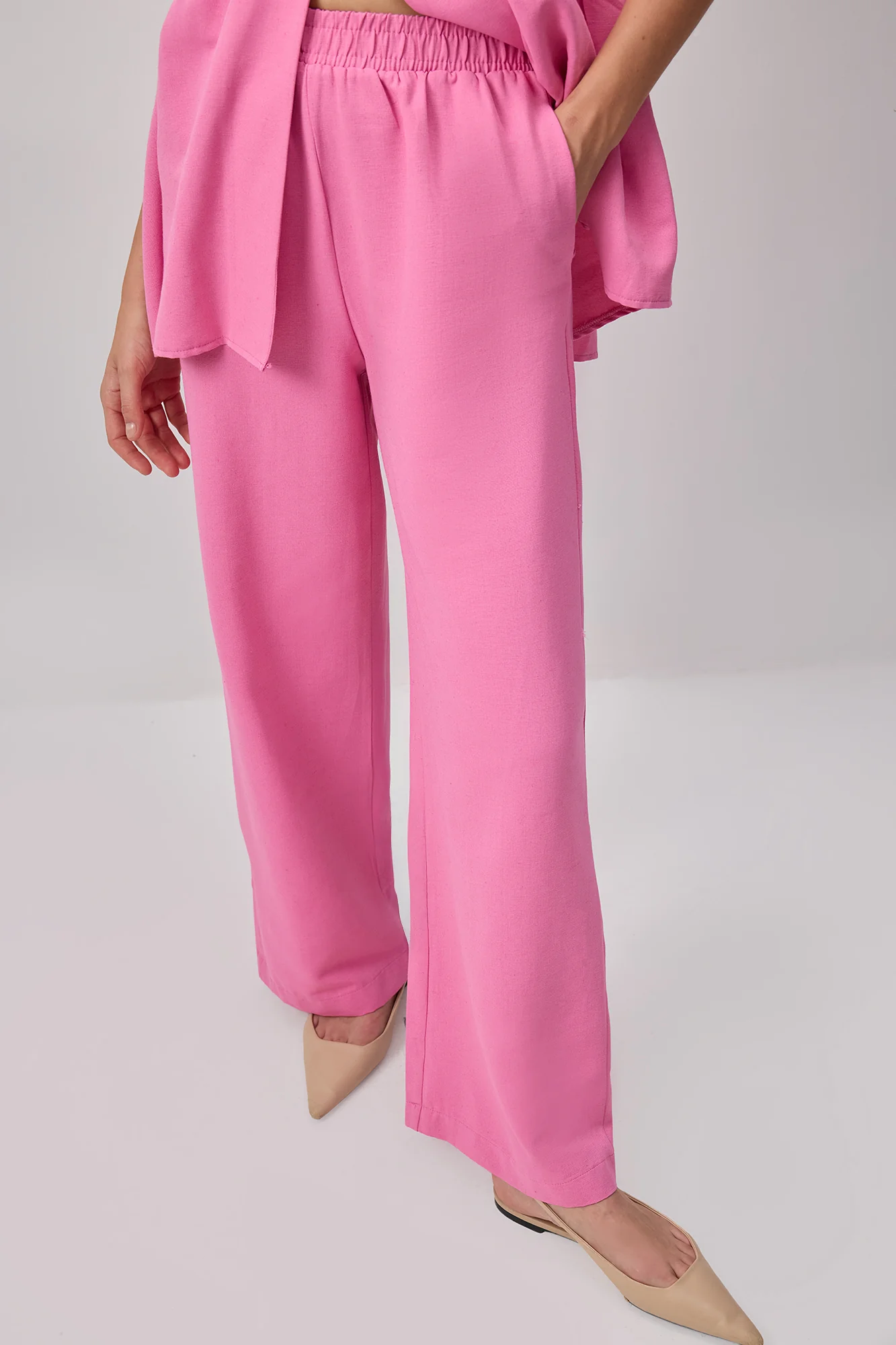 LINEN TEXTURED VEST TROUSERS SET - Image 5