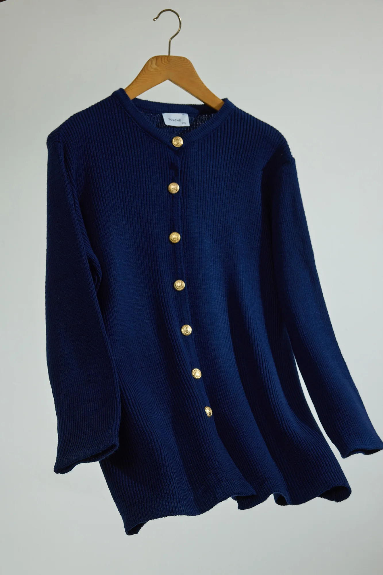 LONG CARDIGAN WITH GOLD BUTTONS - Image 2
