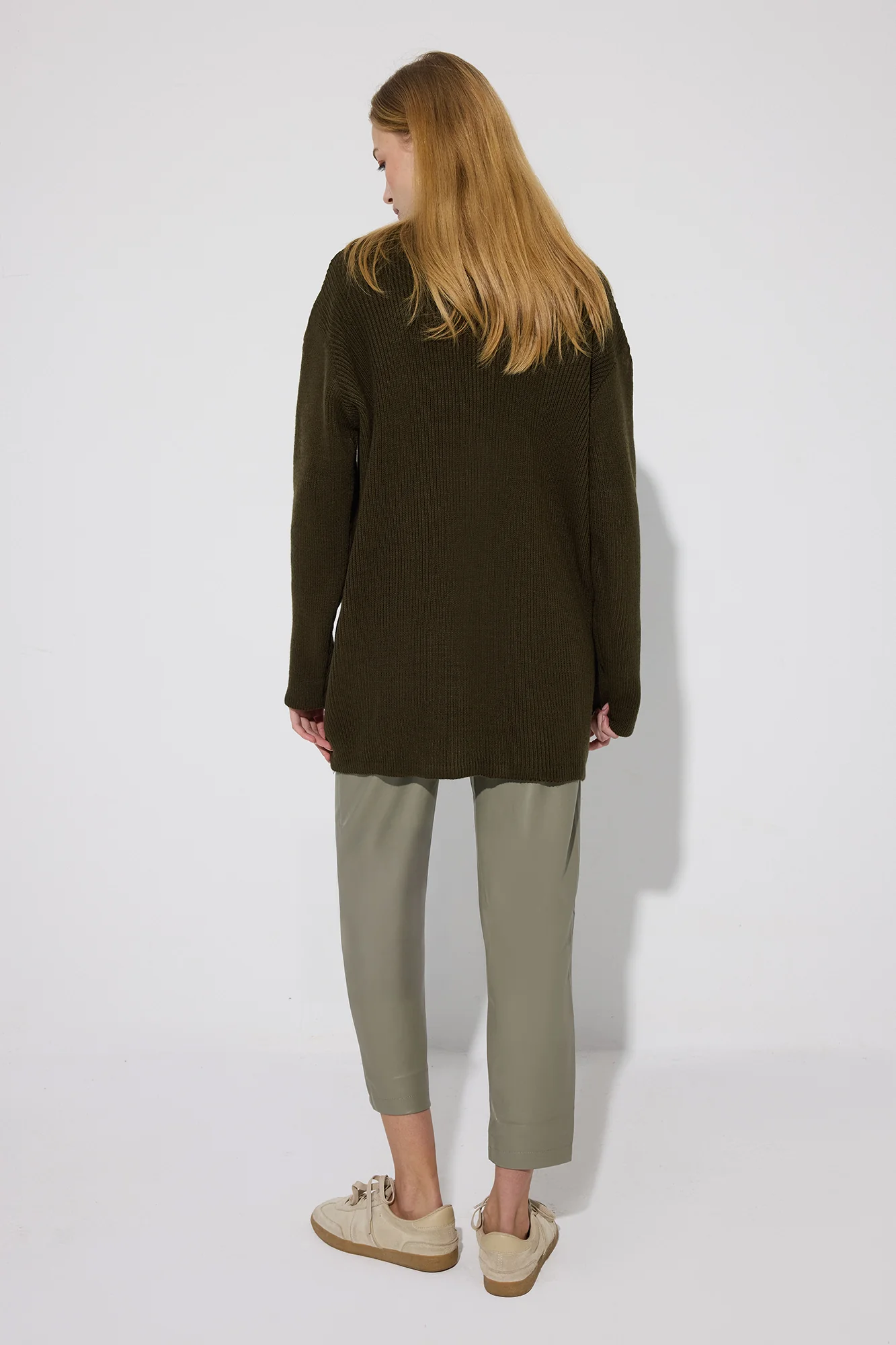 LONG CARDIGAN WITH GOLD BUTTONS - Image 5