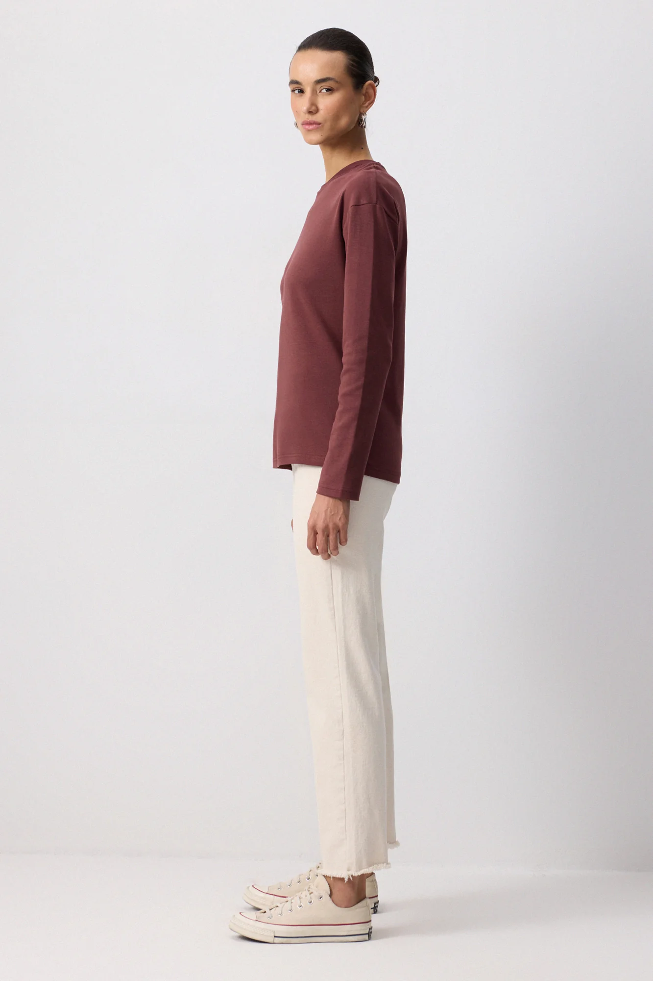 100% COTTON LONG SLEEVE T-SHIRT - Image 3