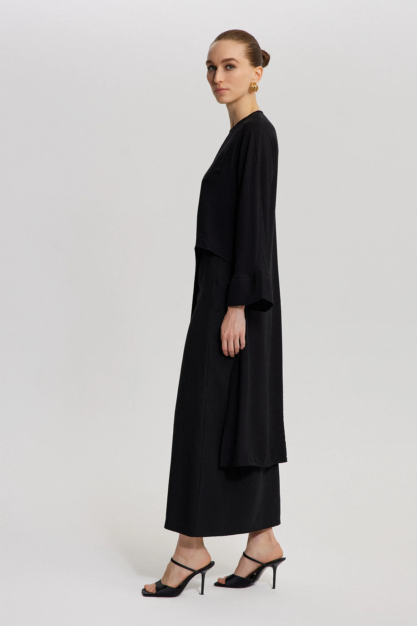 LONG TUNIC WITH FRONT SLIT - Image 2