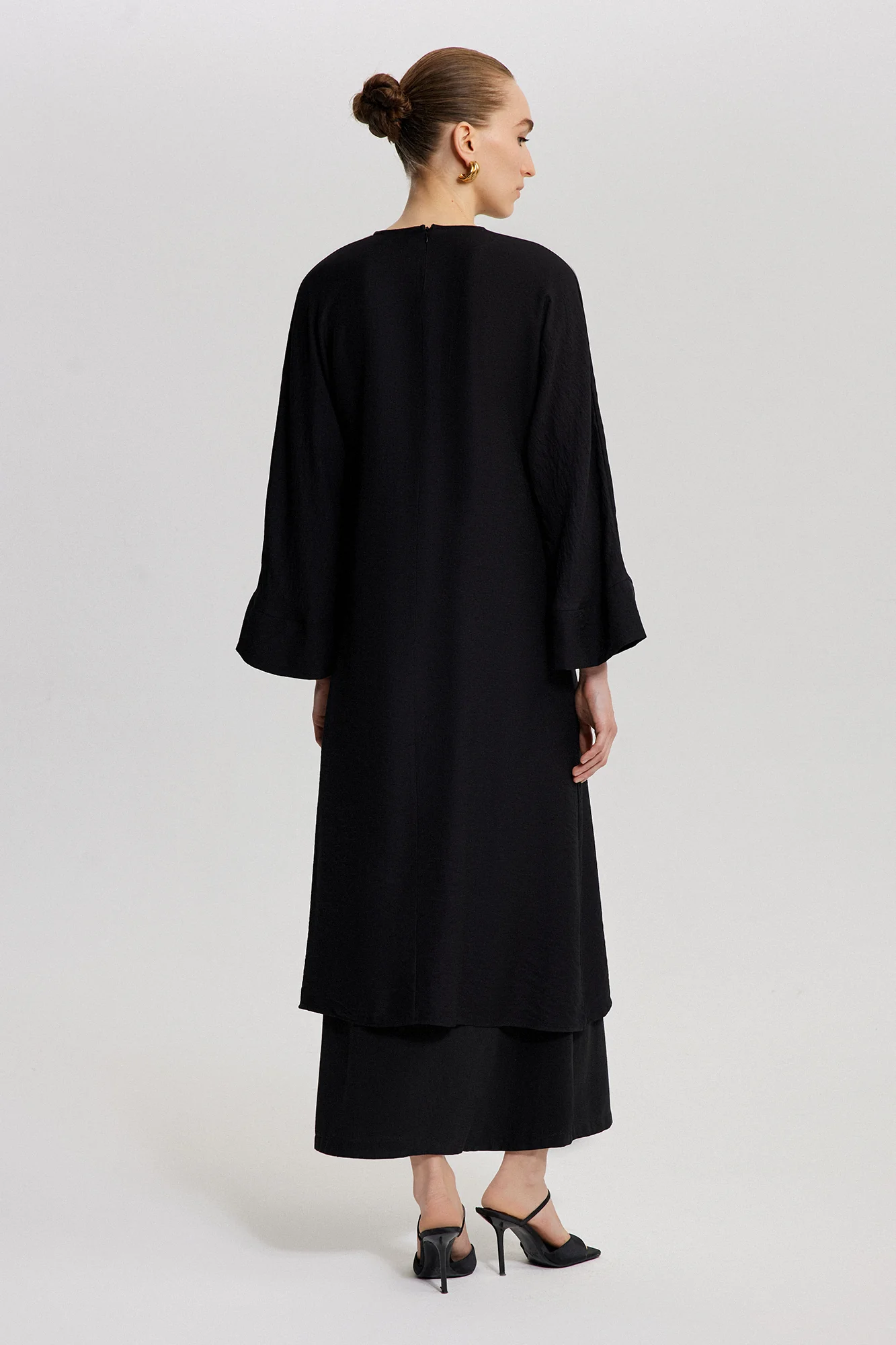 LONG TUNIC WITH FRONT SLIT - Image 3