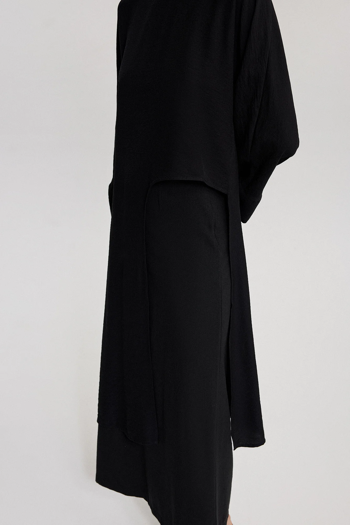 LONG TUNIC WITH FRONT SLIT - Image 4