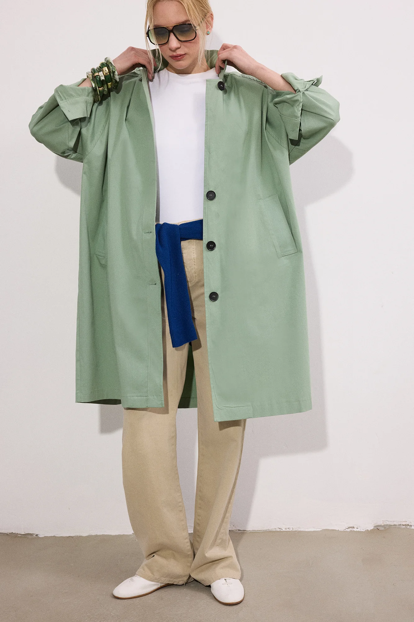 OVERSIZE TRENCH COAT - Image 2