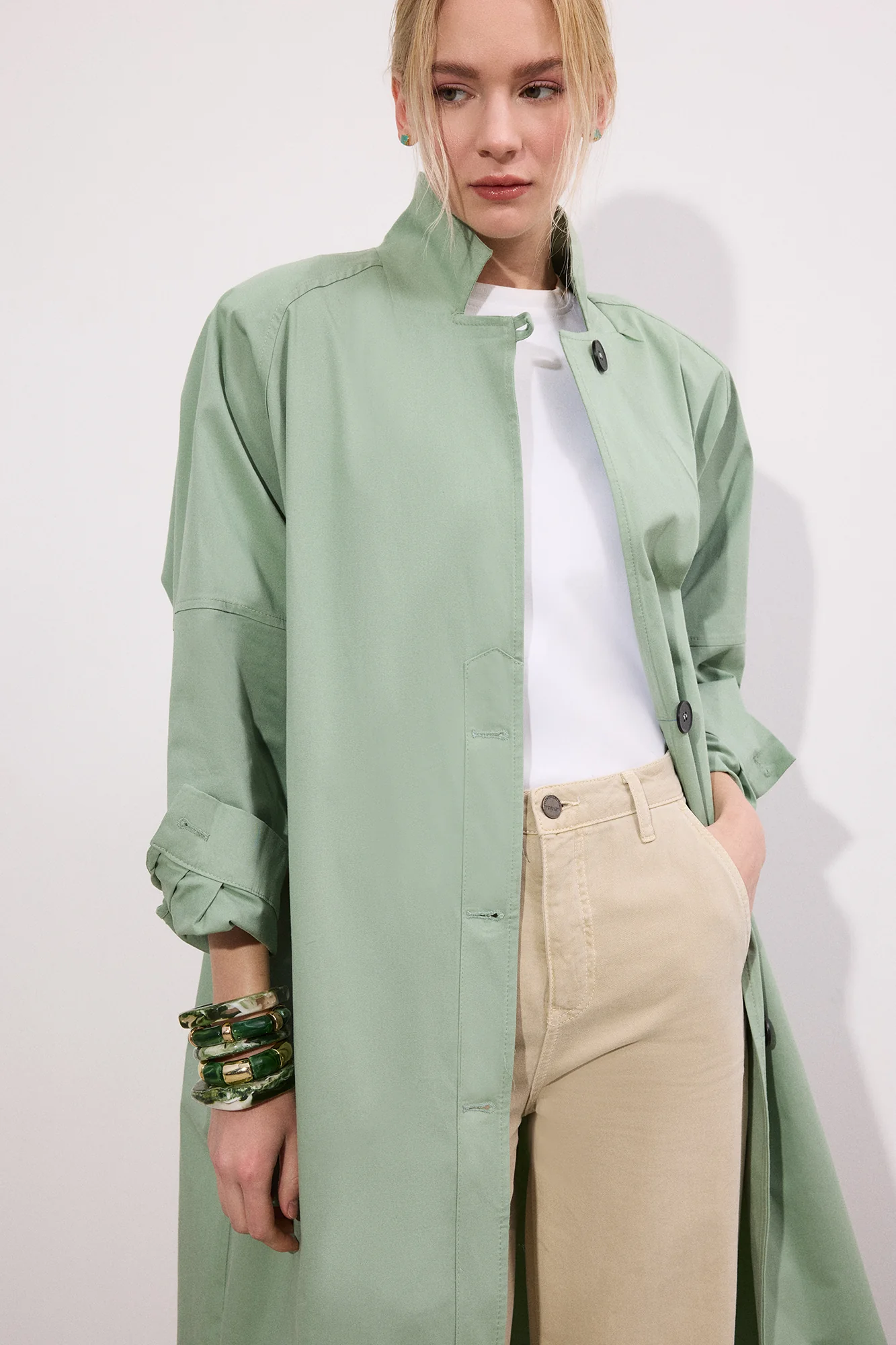 OVERSIZE TRENCH COAT - Image 3