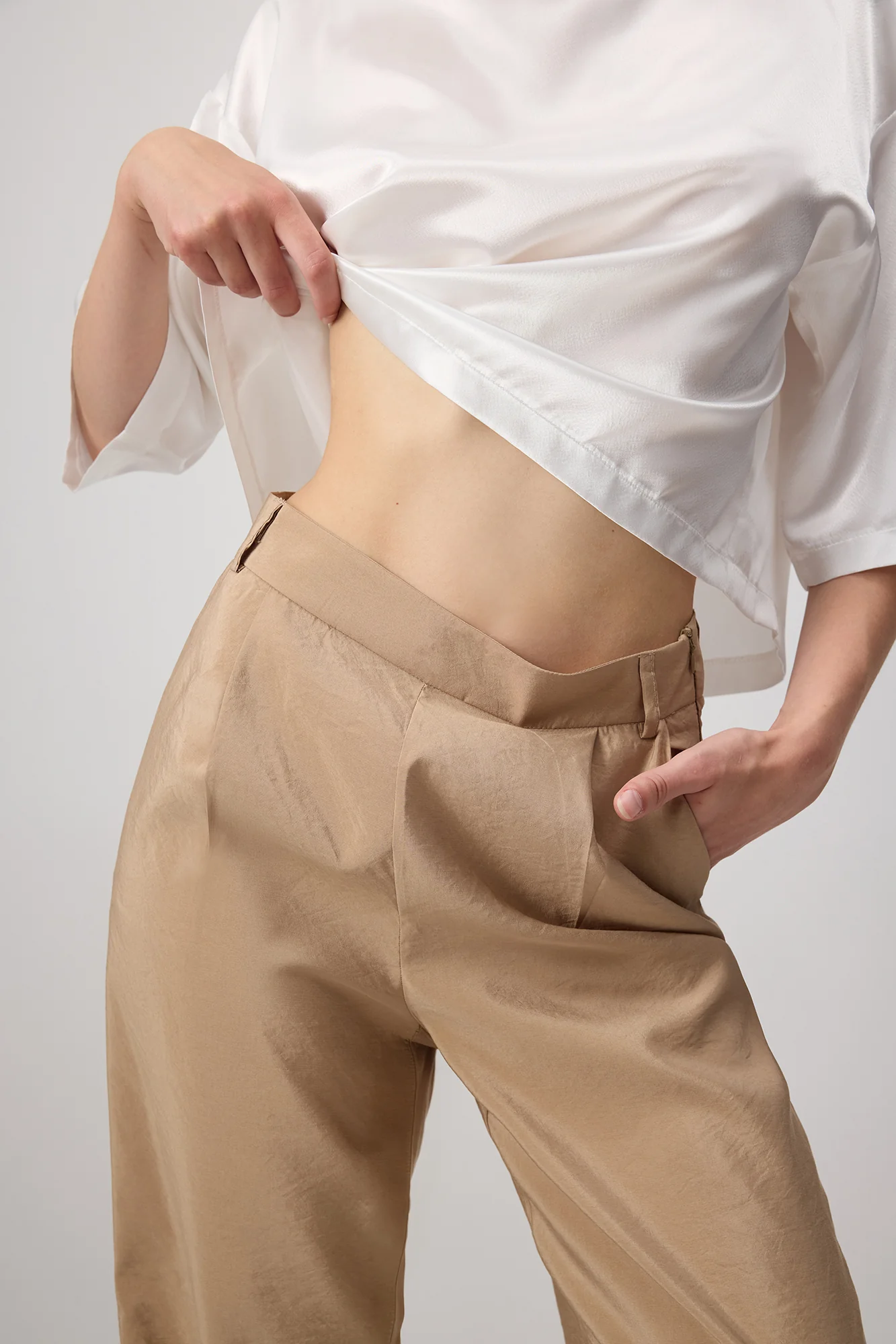 PLEATED FULL WAIST TROUSERS - Image 5