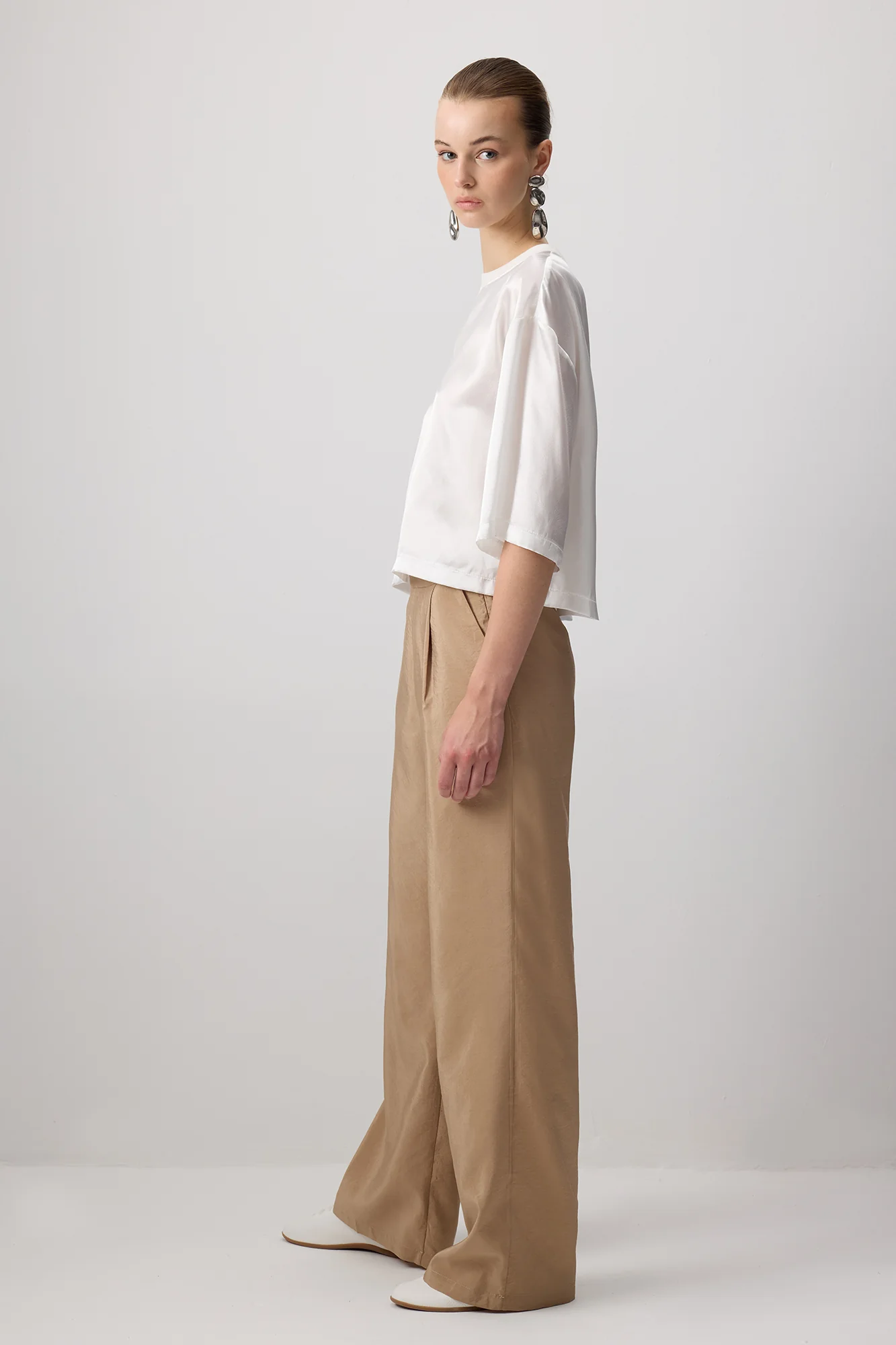 PLEATED FULL WAIST TROUSERS - Image 6