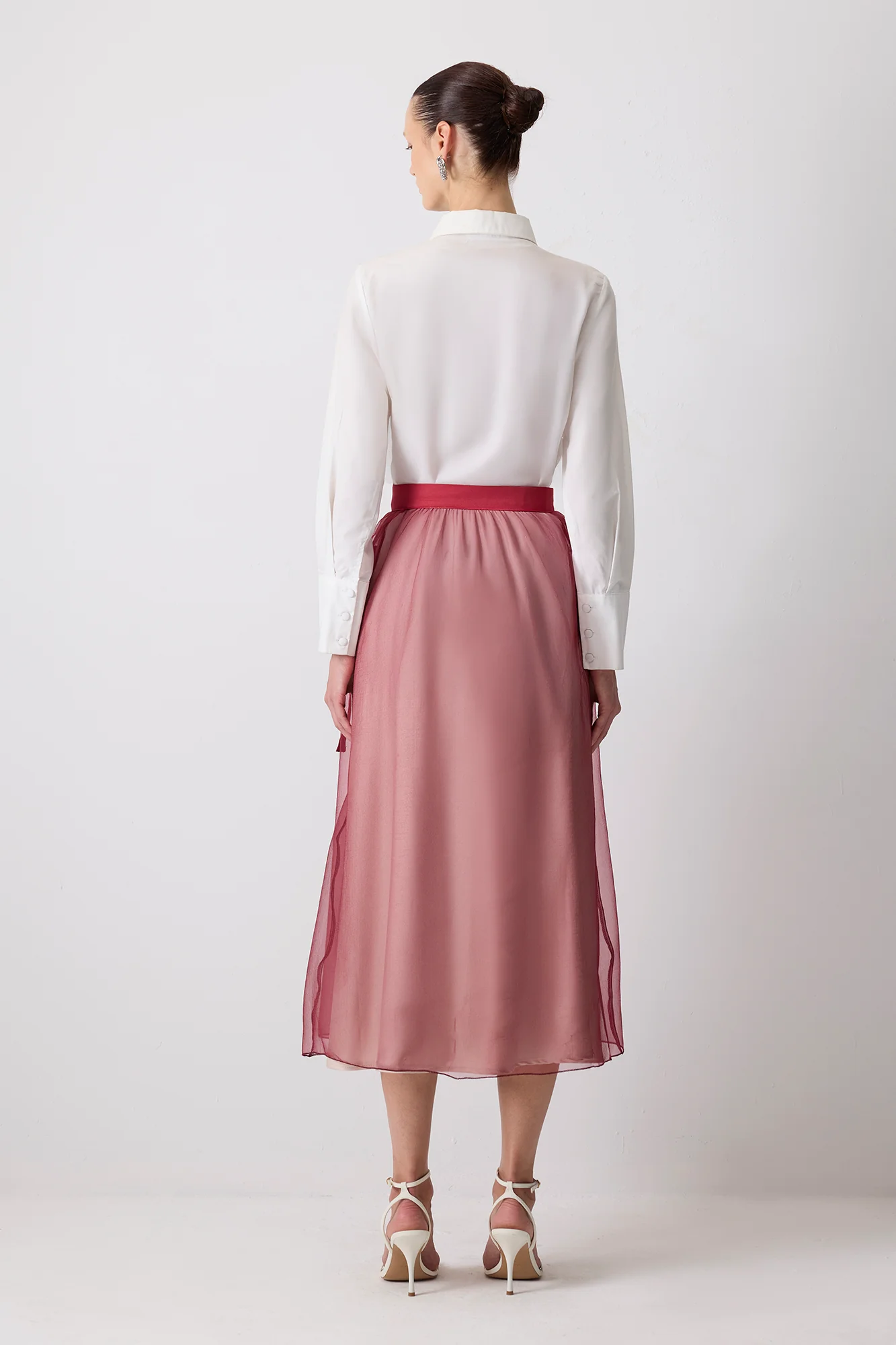 ORGANZA SKIRT WITH POCKET DETAILED - Image 4