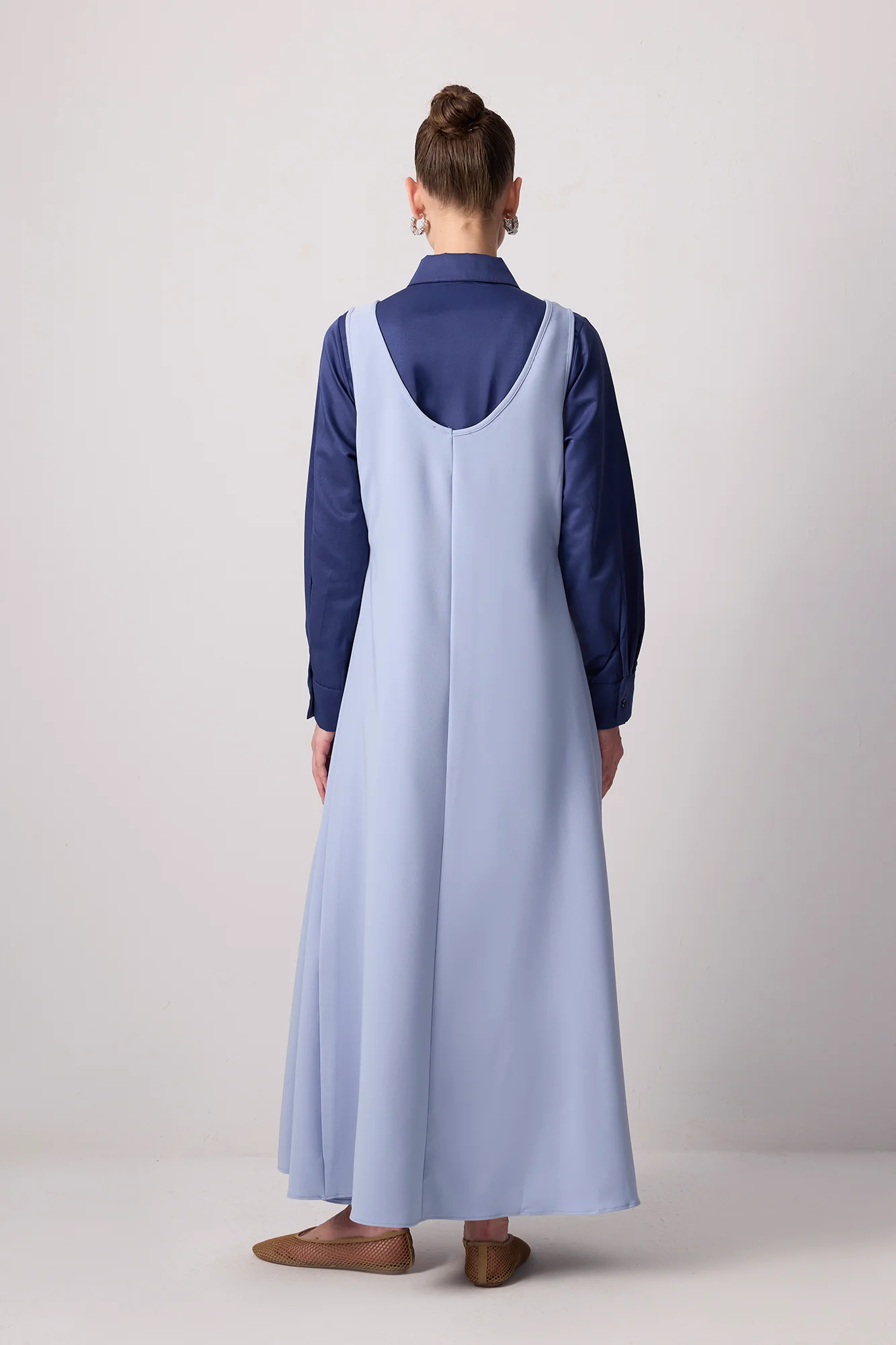 OVERSIZE CREPE DRESS - Image 4