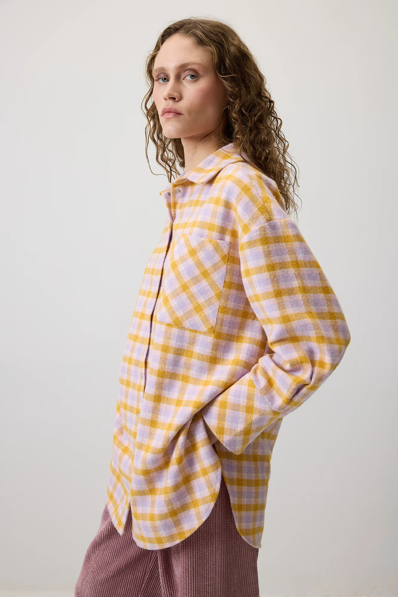 OVERSIZED LUMBERJACK PLAID SHIRT - Image 5