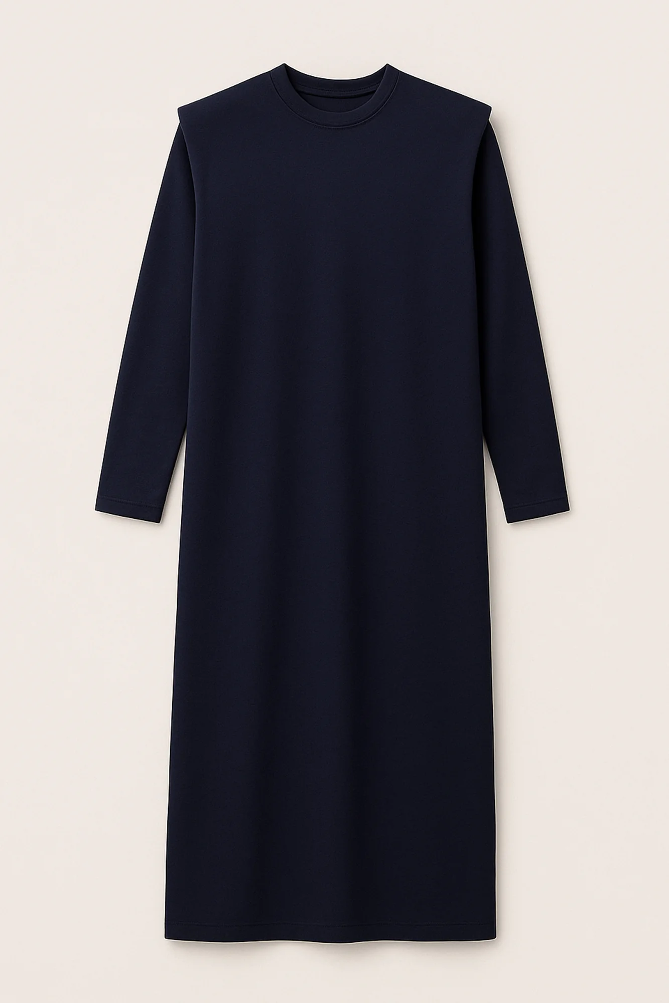 PADDED BASIC KNITTED DRESS