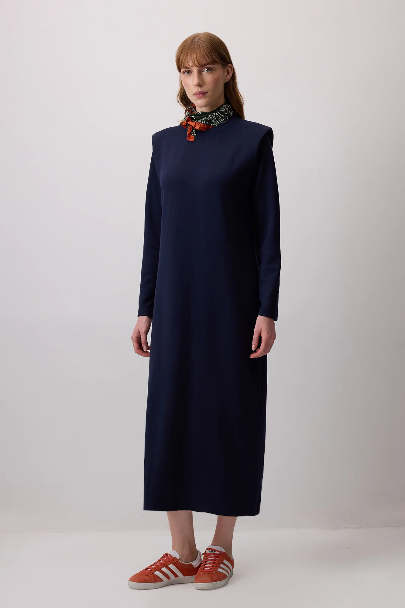 PADDED BASIC KNITTED DRESS - Image 2