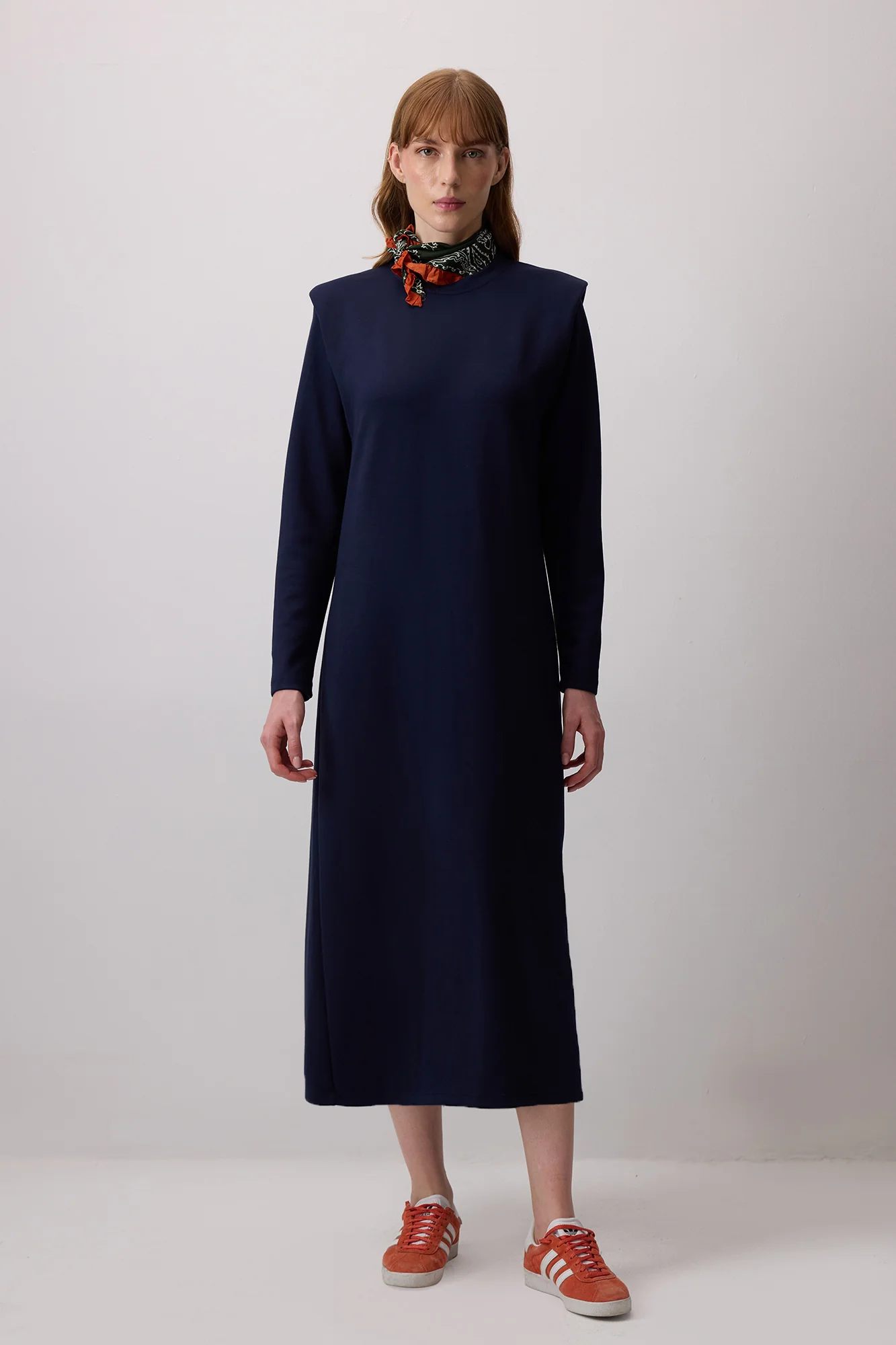 PADDED BASIC KNITTED DRESS - Image 3
