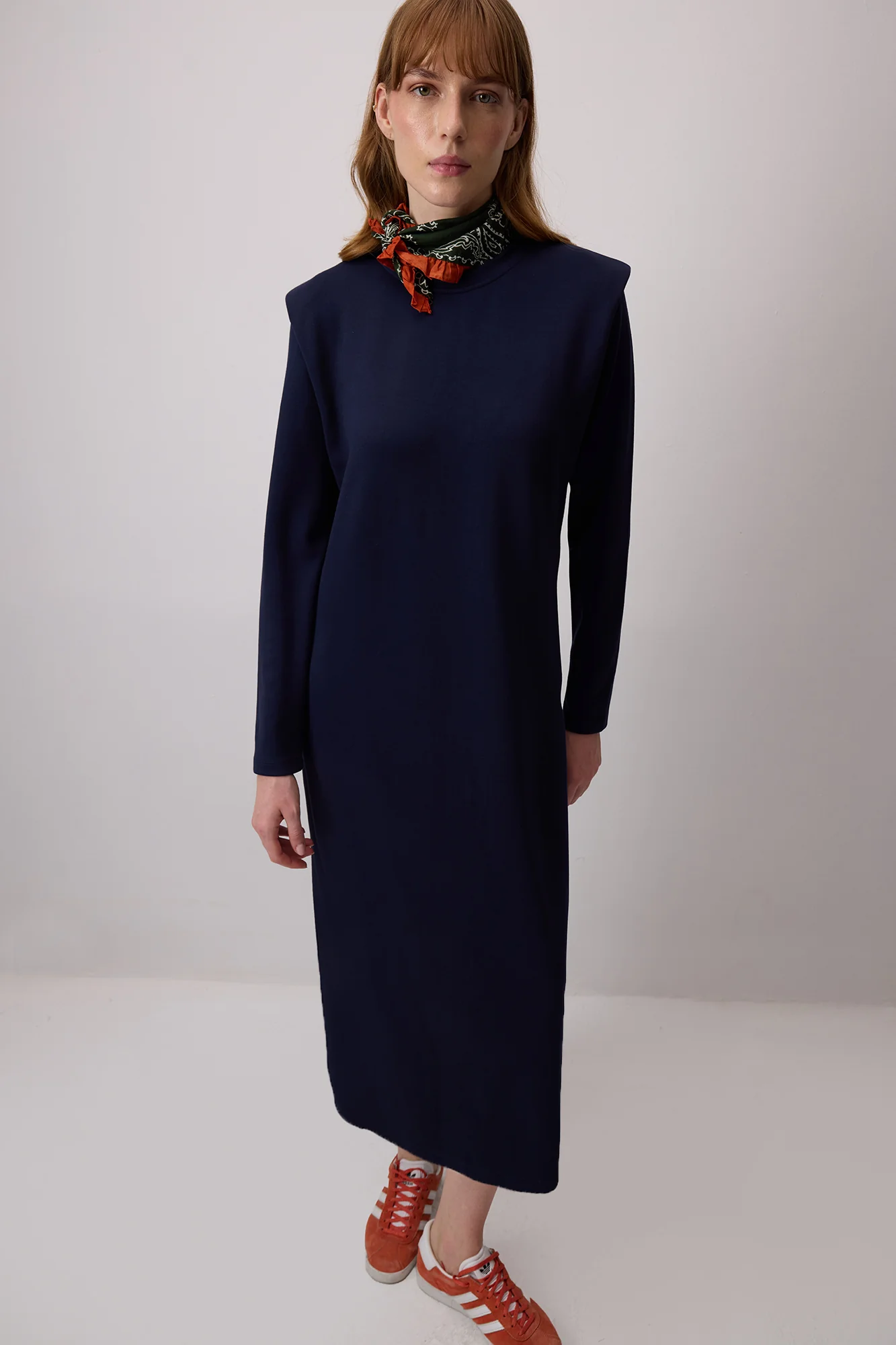 PADDED BASIC KNITTED DRESS - Image 4