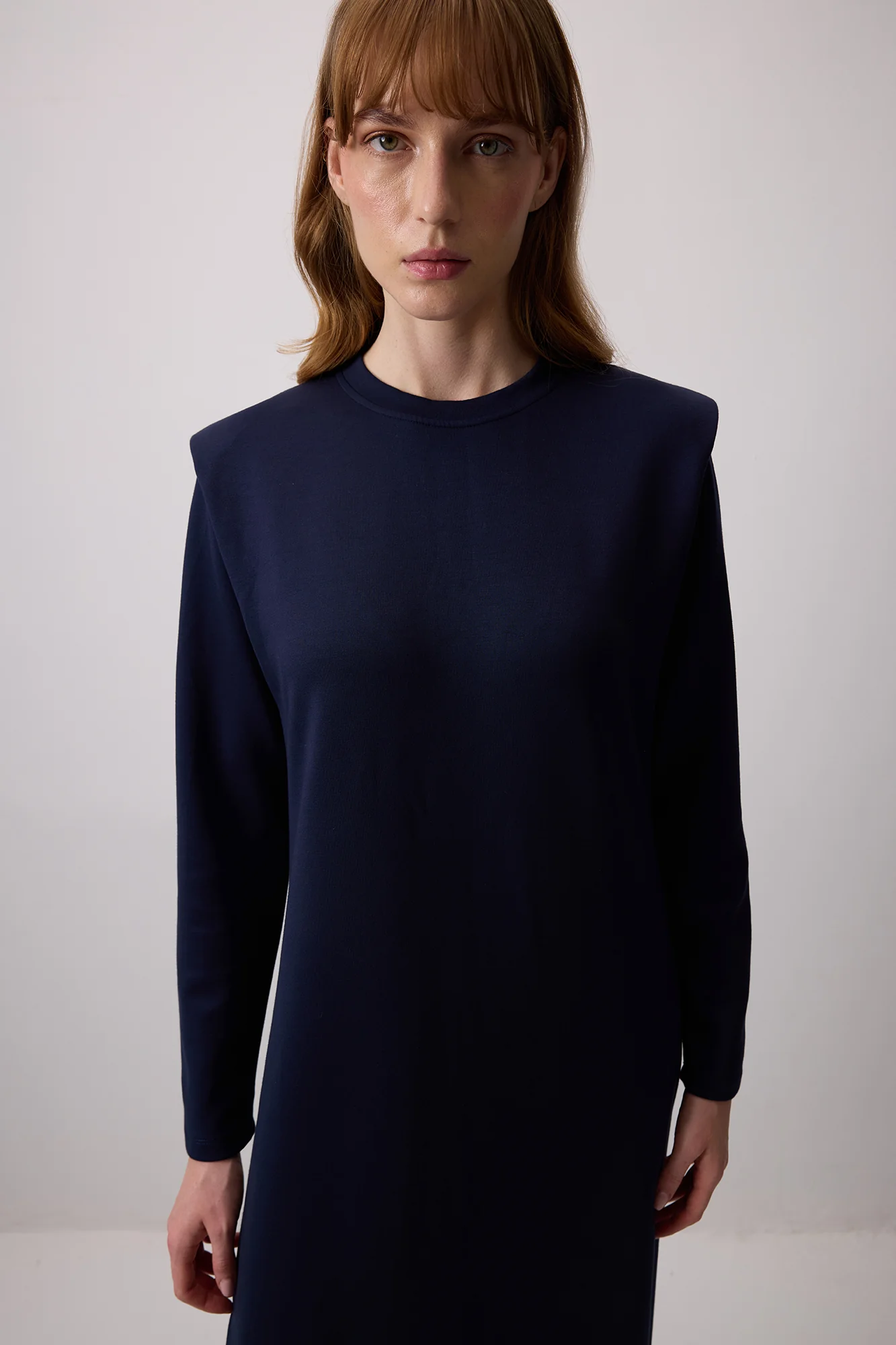 PADDED BASIC KNITTED DRESS - Image 5