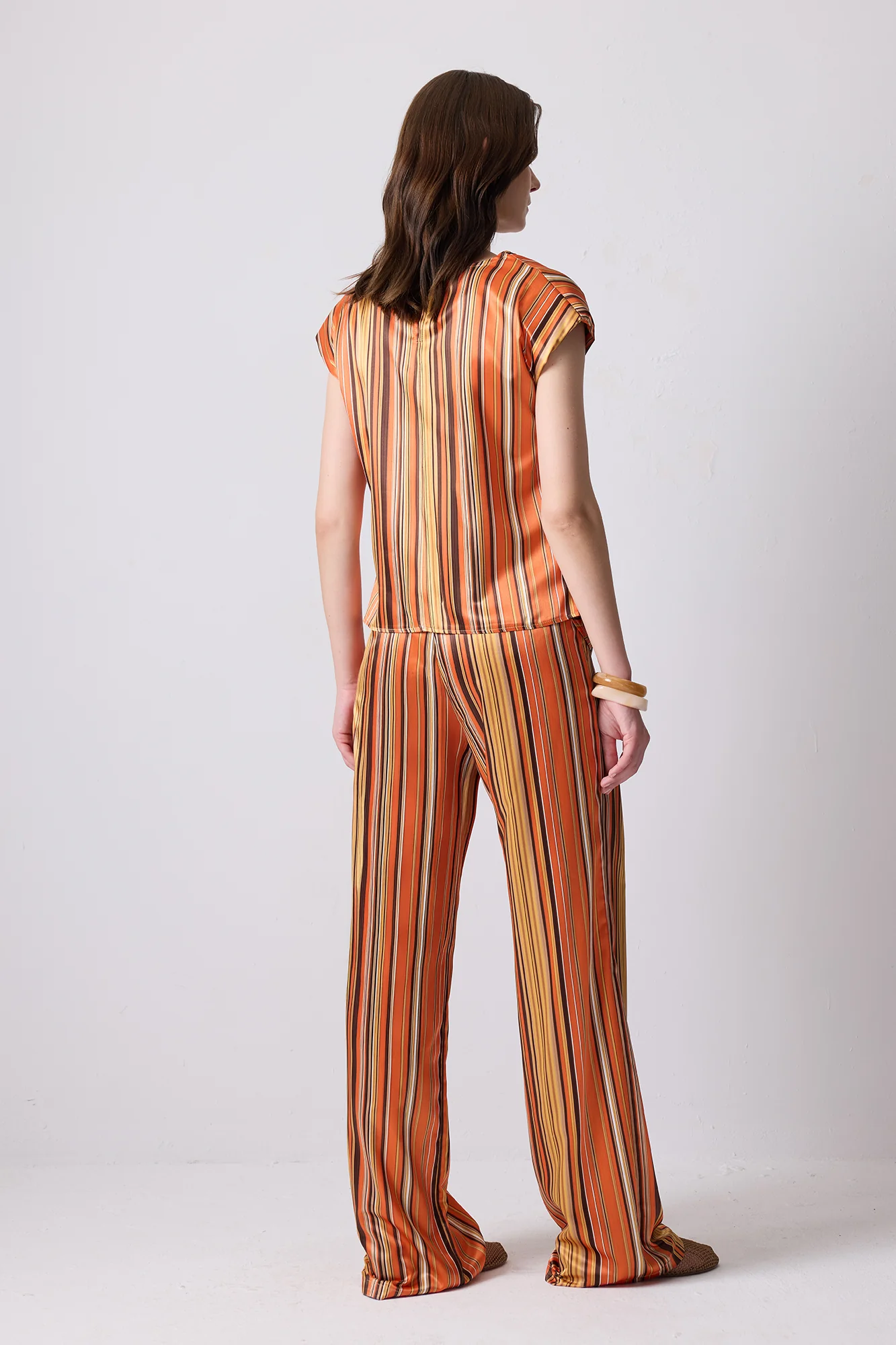 STRIPED SATIN SET - Image 3