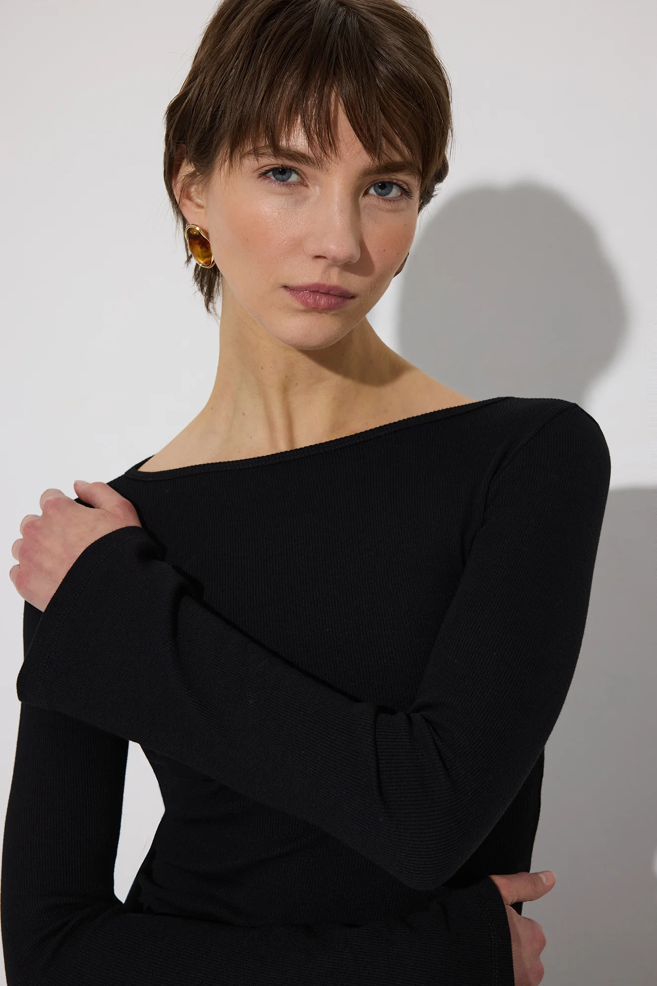 COTTON BOAT NECK BODYSUIT - Image 4