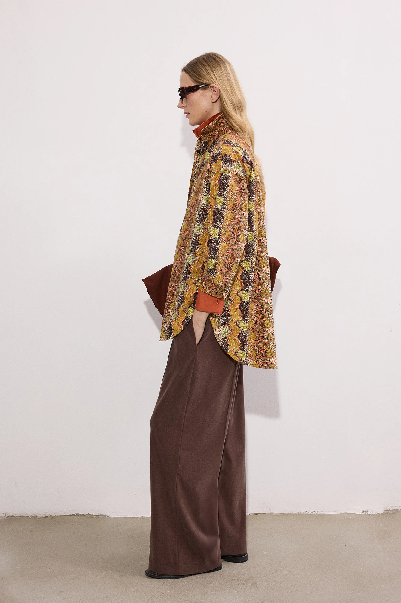 PATTERNED POPLIN SHIRT - Image 2