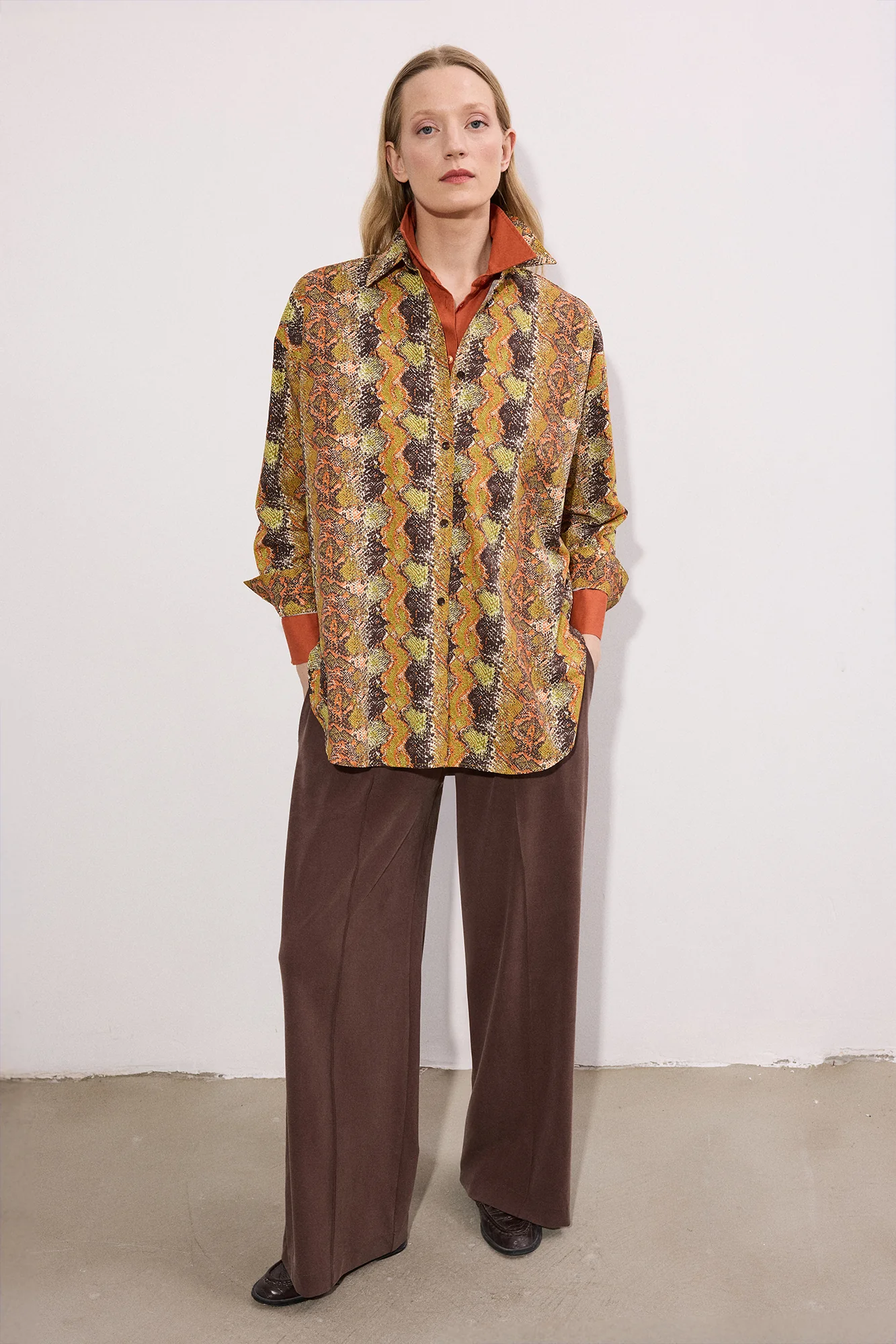 PATTERNED POPLIN SHIRT - Image 5