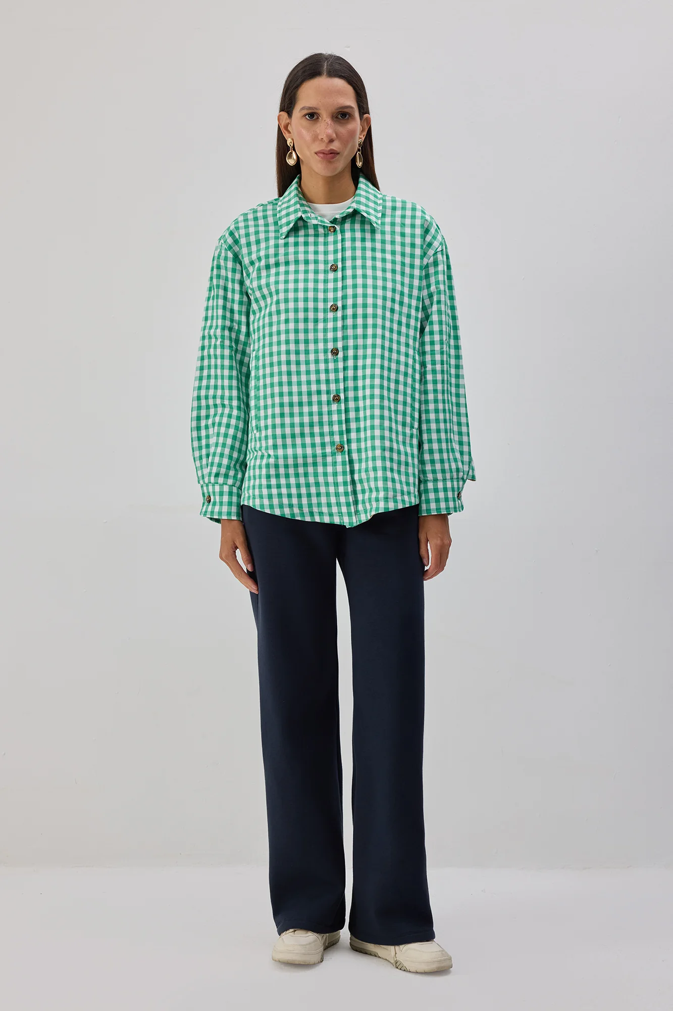 FILLED GINGHAM JACKET - Image 2