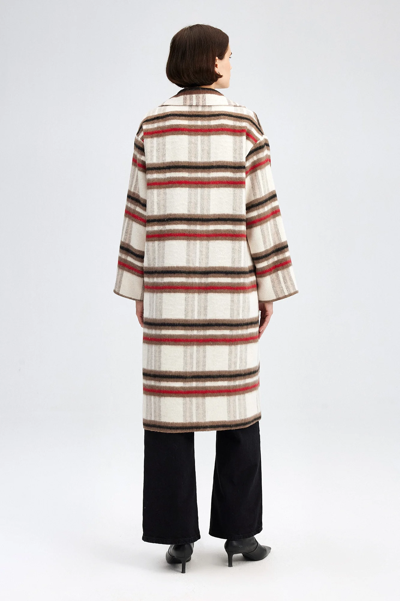 PLAID SOFT COAT - Image 4