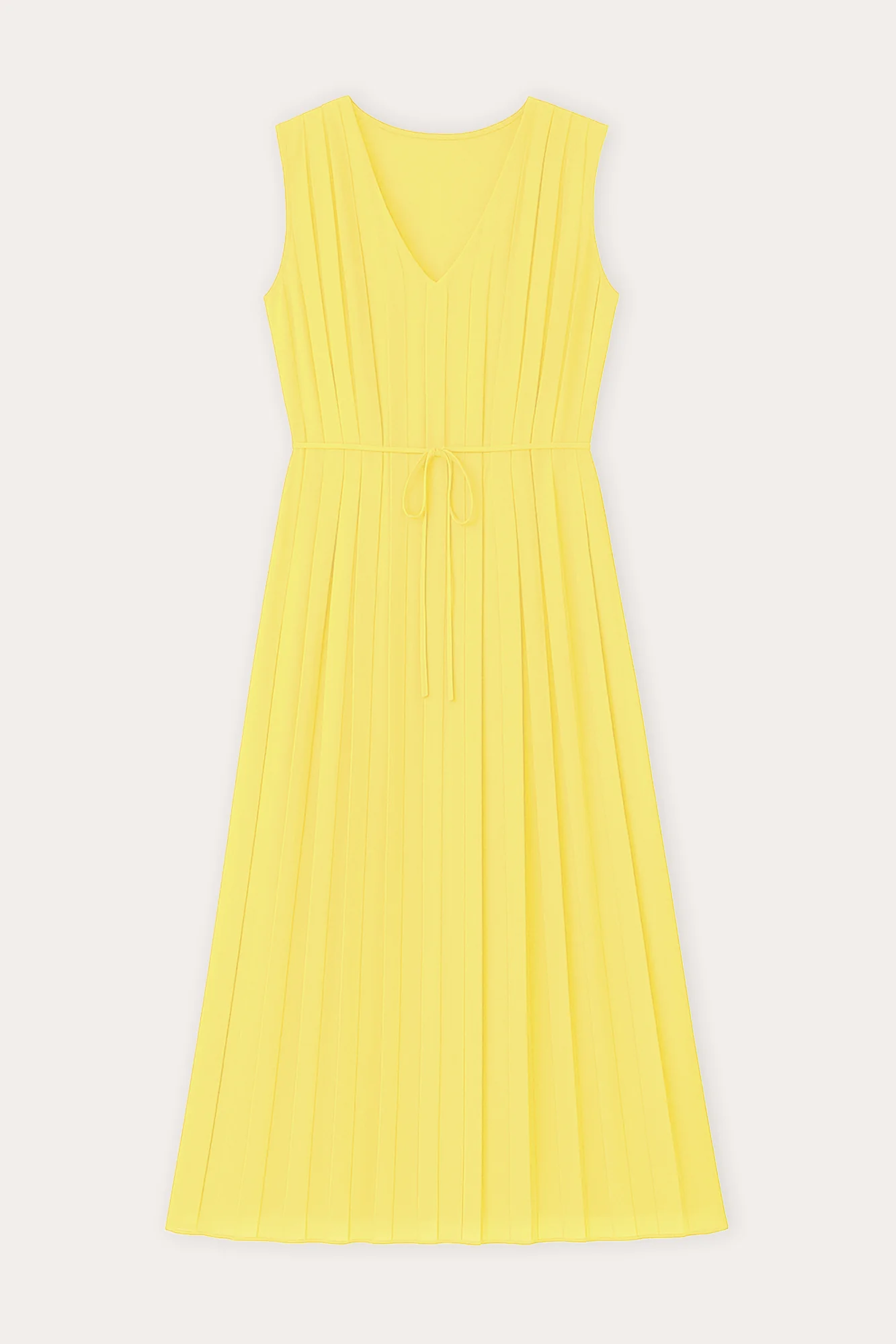 PLEATED CHIFFON DRESS - Image 6