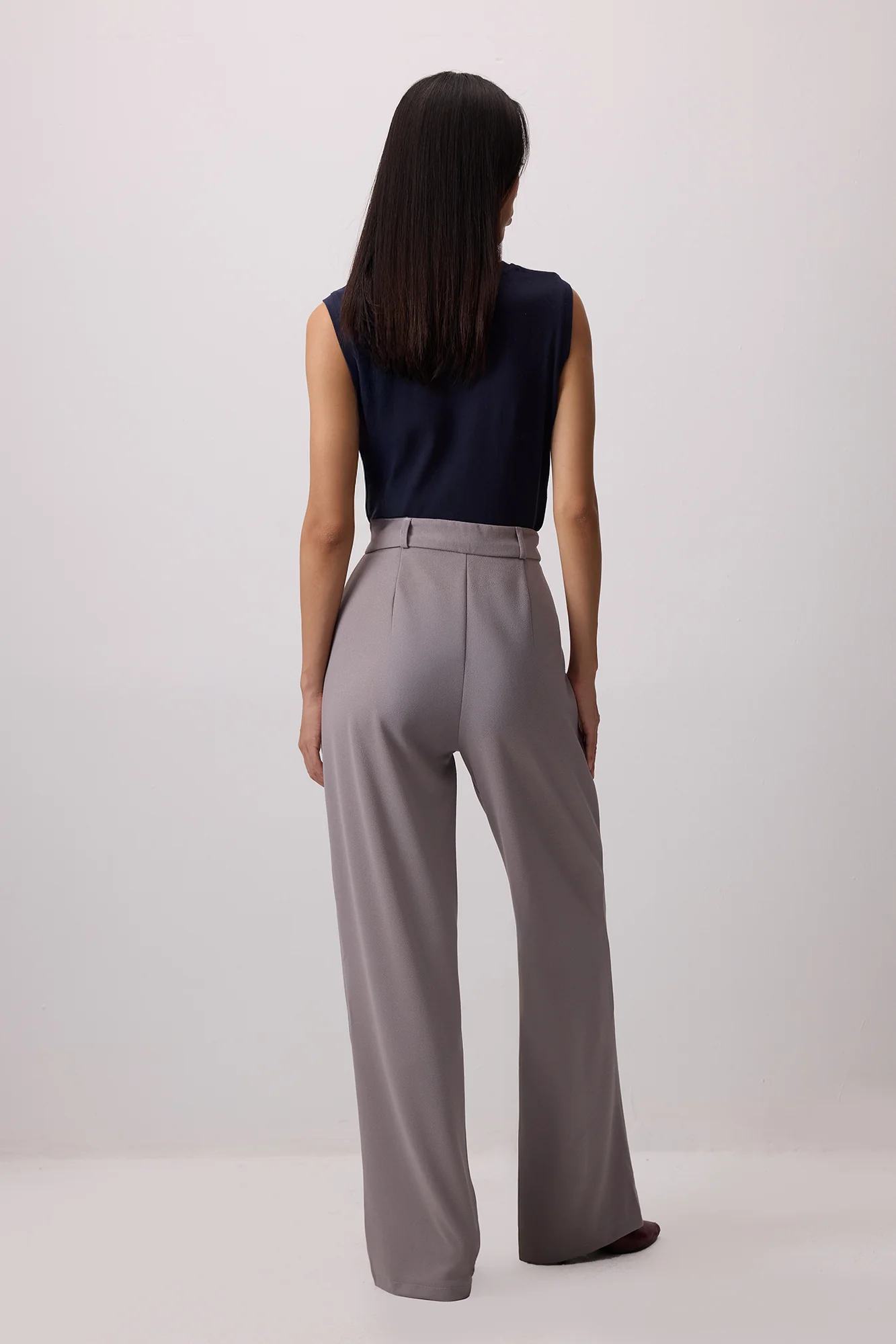 PLEATED PALAZZO TROUSERS - Image 4