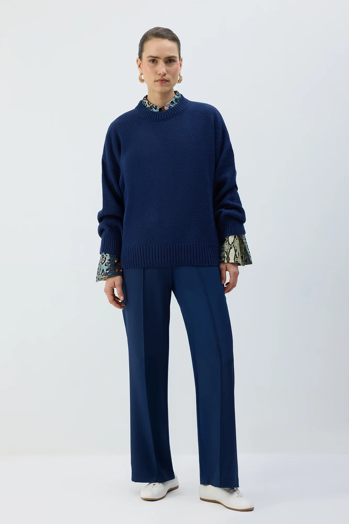 PLEATED PANTS WITH ELASTIC WAIST - Image 4